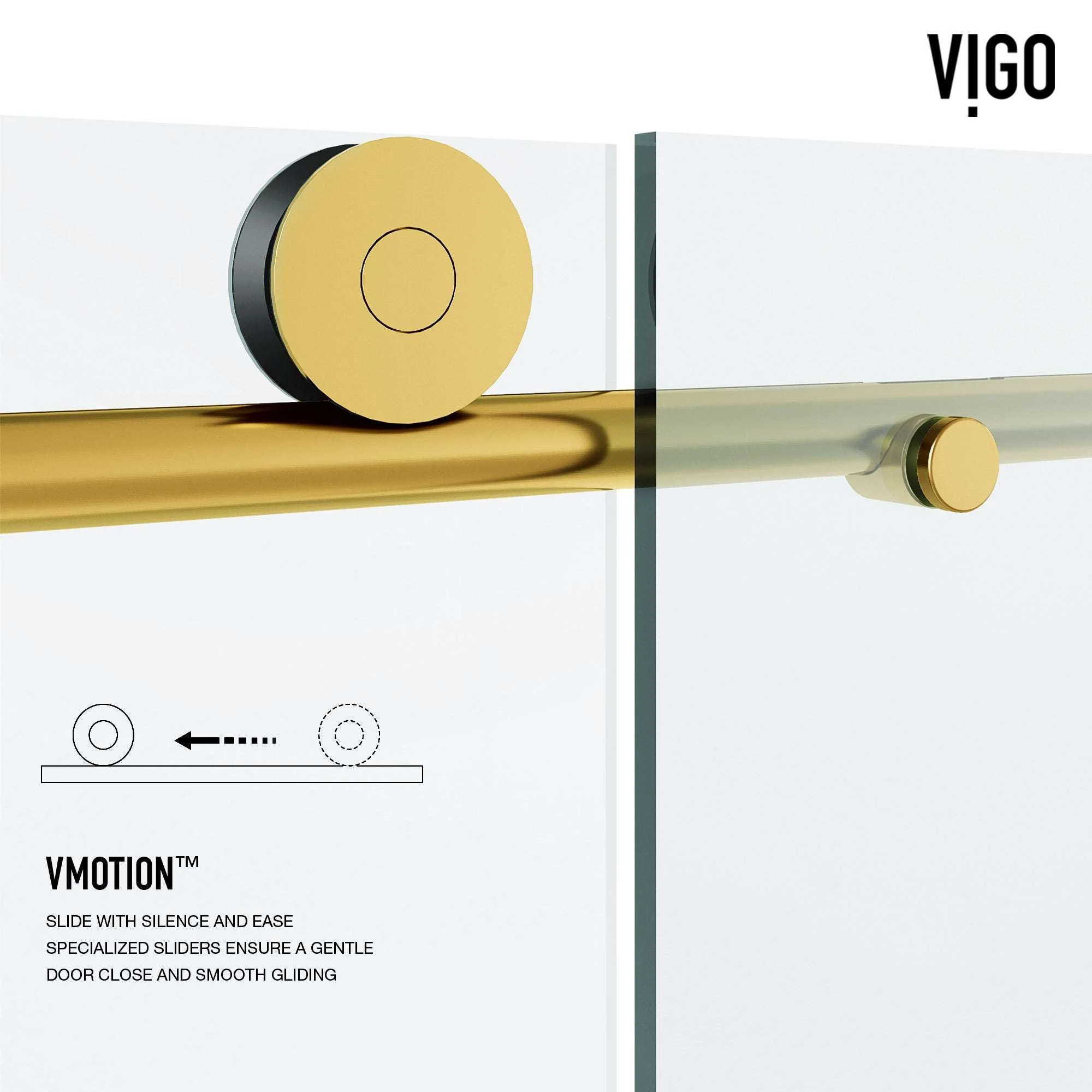 Elan VMotion™ Frameless Sliding Shower Door - Image 41