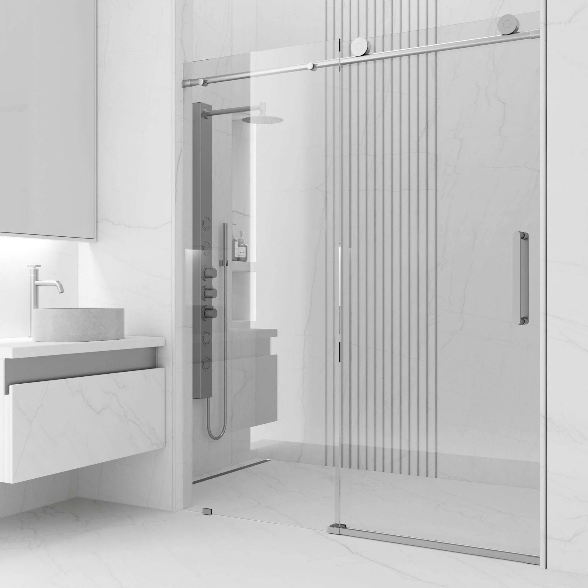 Elan VMotion™ Frameless Sliding Shower Door - Image 5