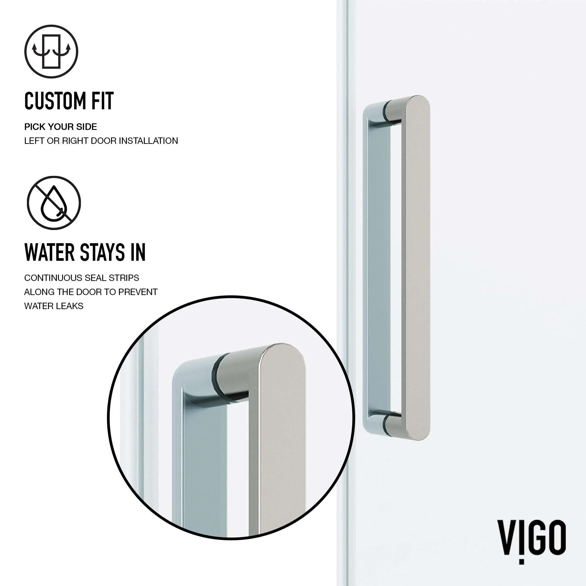 Elan VMotion™ Frameless Sliding Shower Door - Image 62