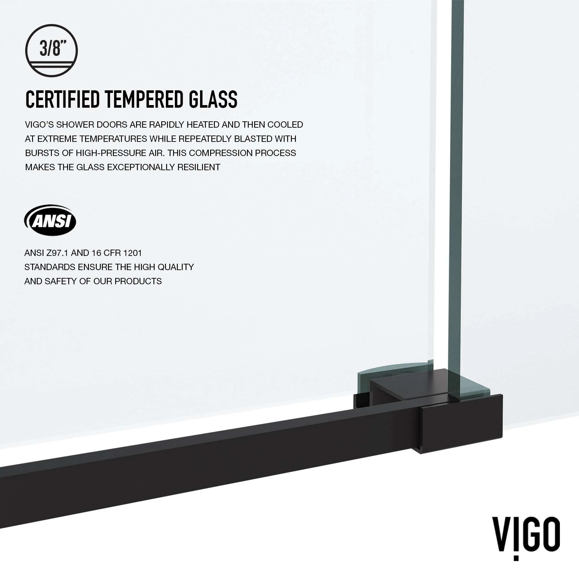 Elan VMotion™ Frameless Sliding Tub Door - Image 10