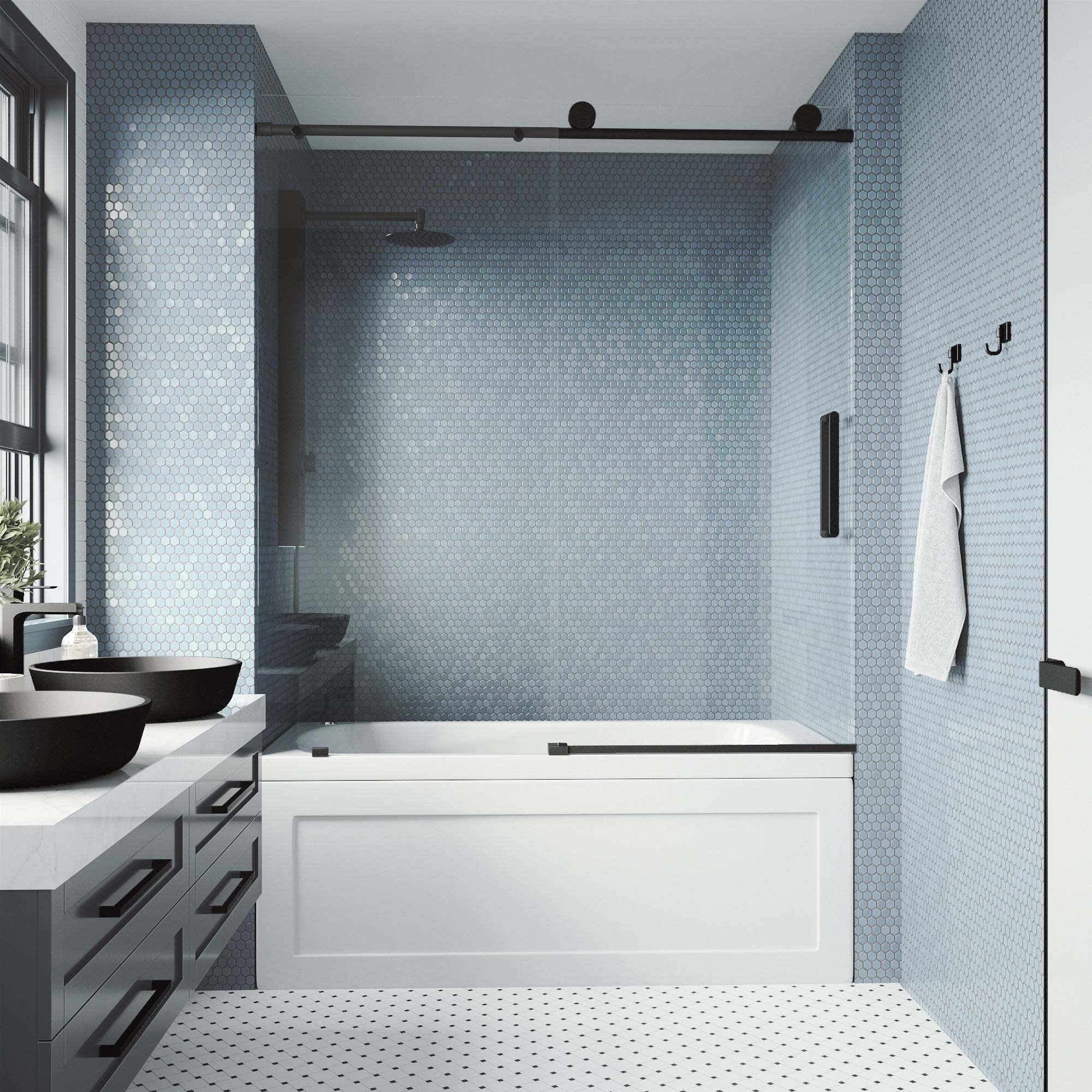 Elan VMotion™ Frameless Sliding Tub Door - Image 4
