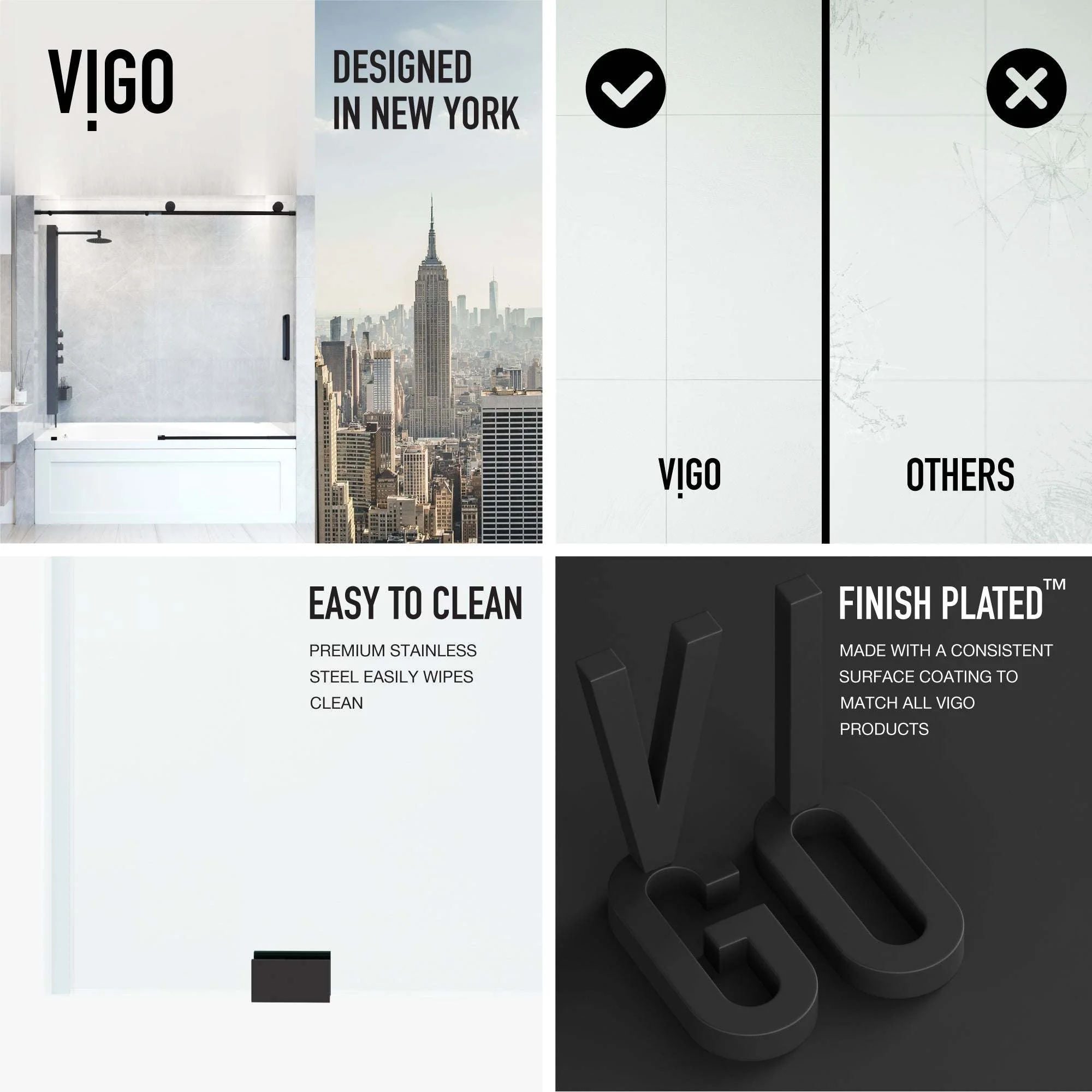 Elan VMotion™ Frameless Sliding Tub Door - Image 6