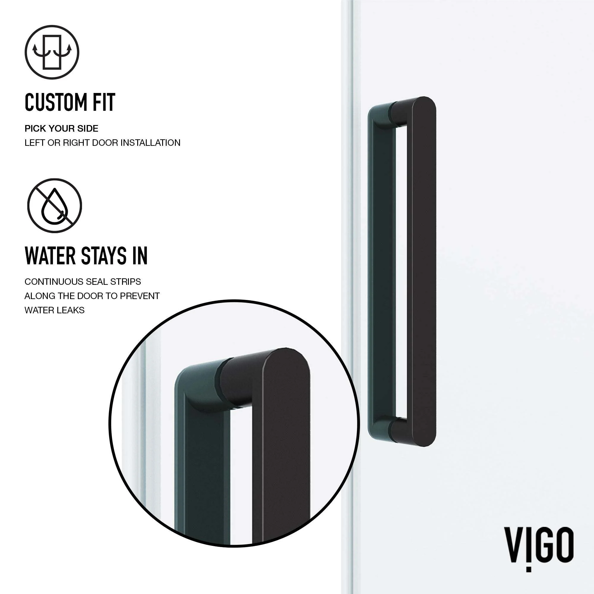 Elan VMotion™ Frameless Sliding Tub Door - Image 8