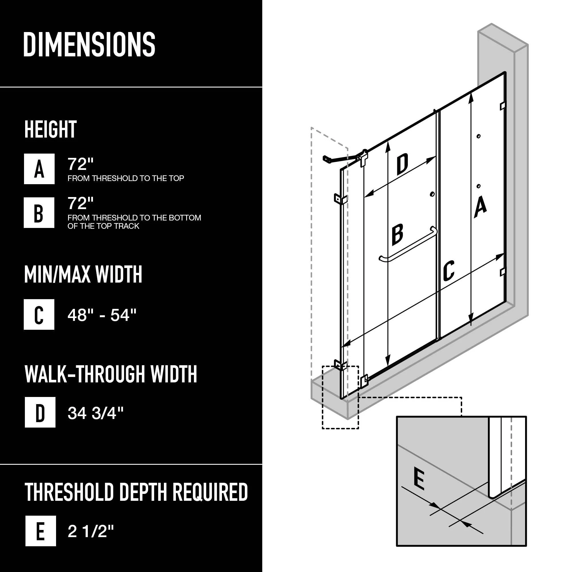 Pirouette Frameless Pivot Shower Door - Image 118