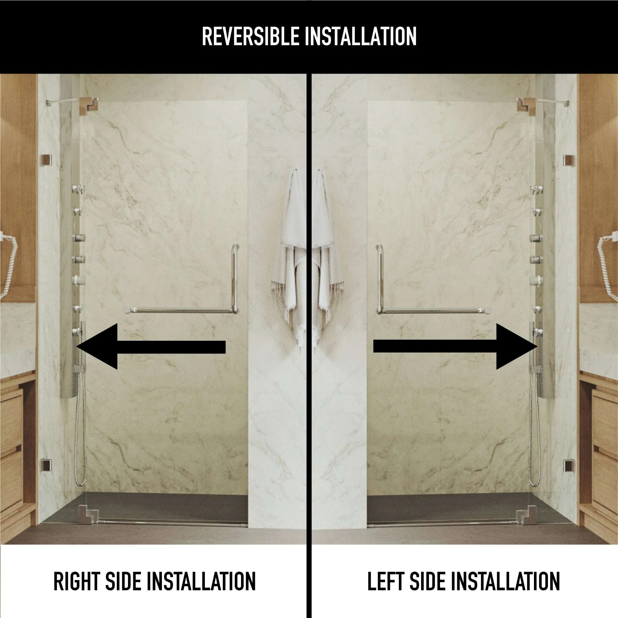 Pirouette Frameless Pivot Shower Door - Image 132