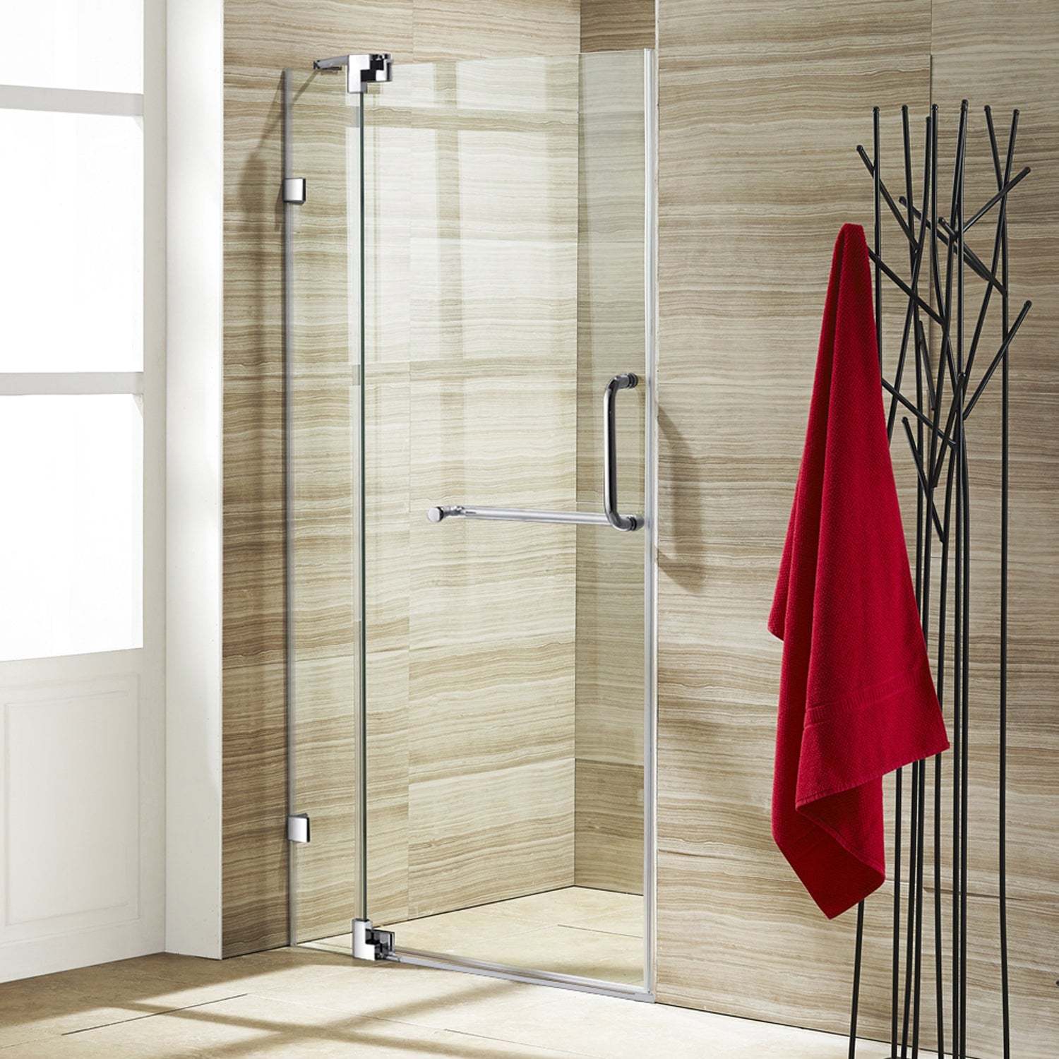 Pirouette Frameless Pivot Shower Door - Image 24