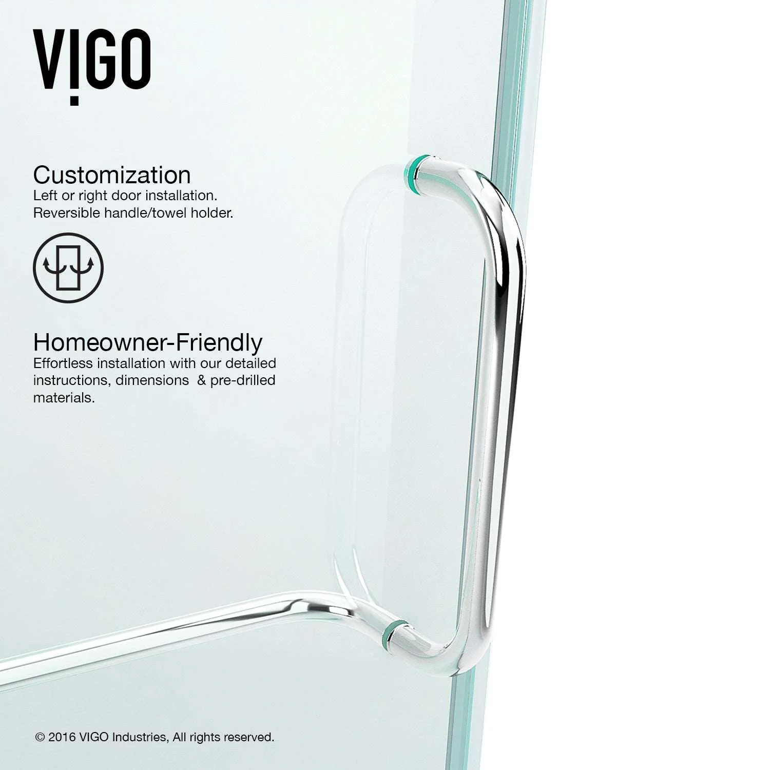 Pirouette Frameless Pivot Shower Door - Image 26