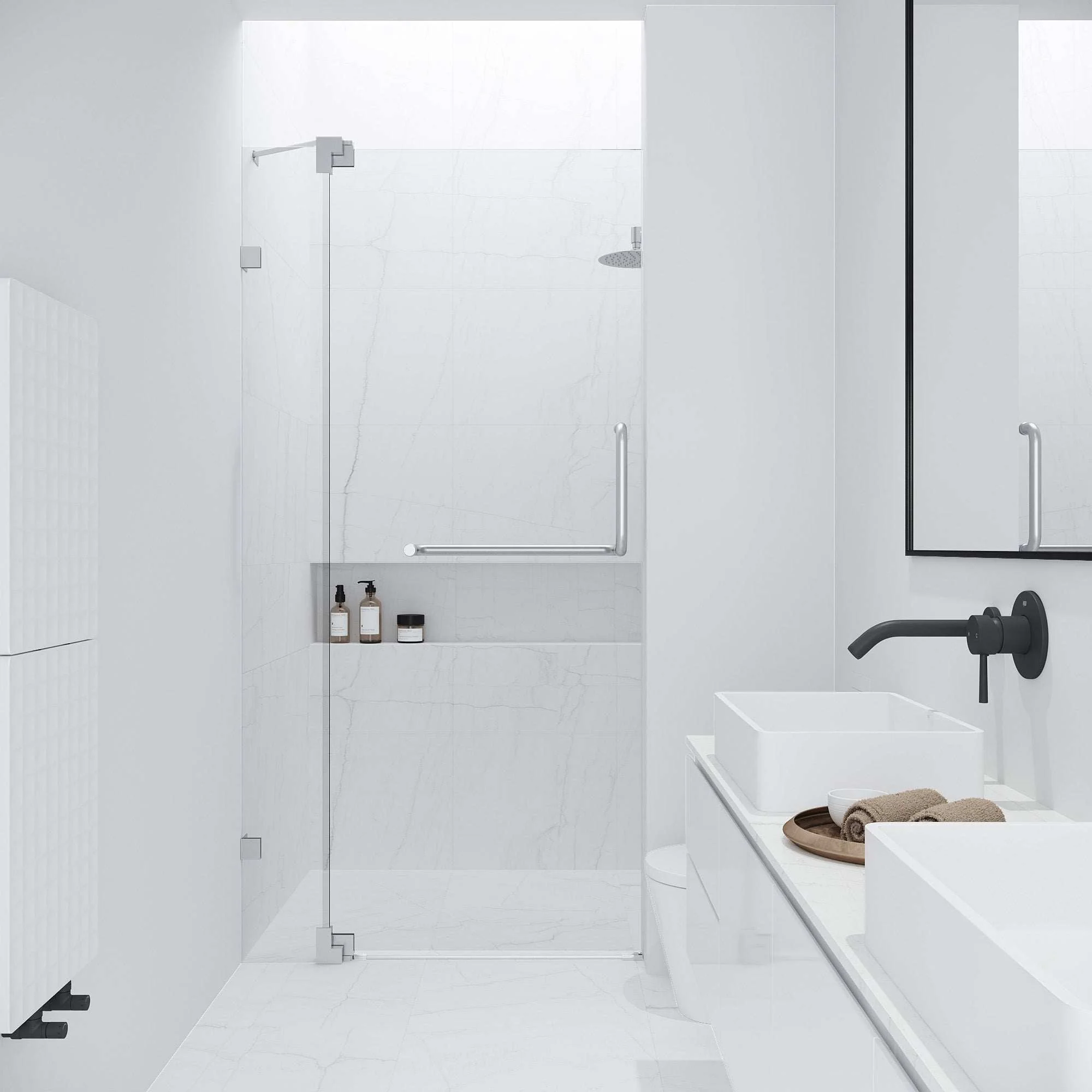 Pirouette Frameless Pivot Shower Door - Image 34