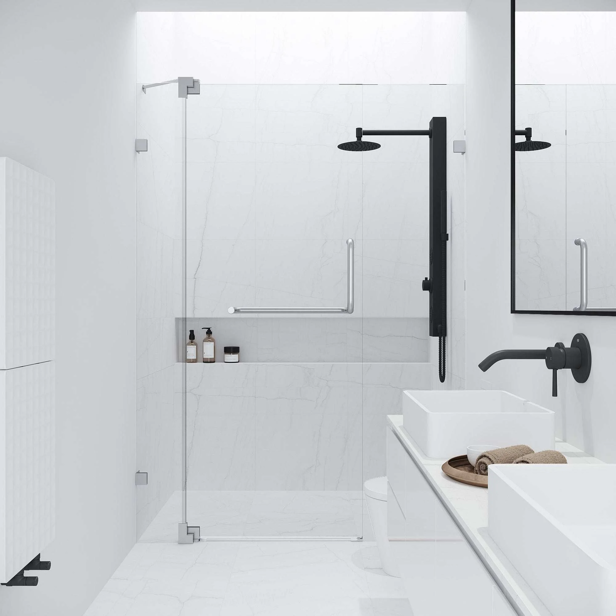 Pirouette Frameless Pivot Shower Door - Image 35