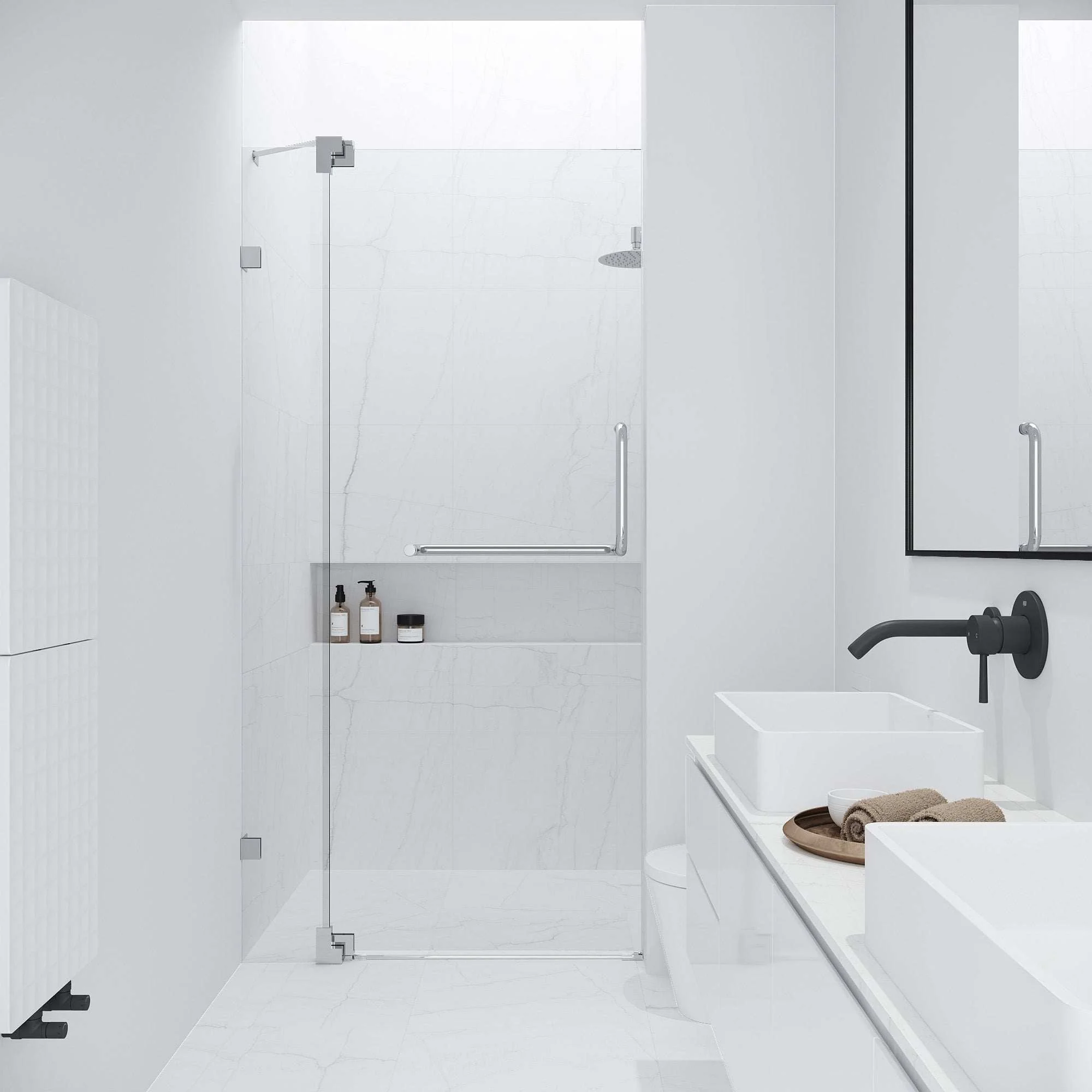 Pirouette Frameless Pivot Shower Door - Image 39