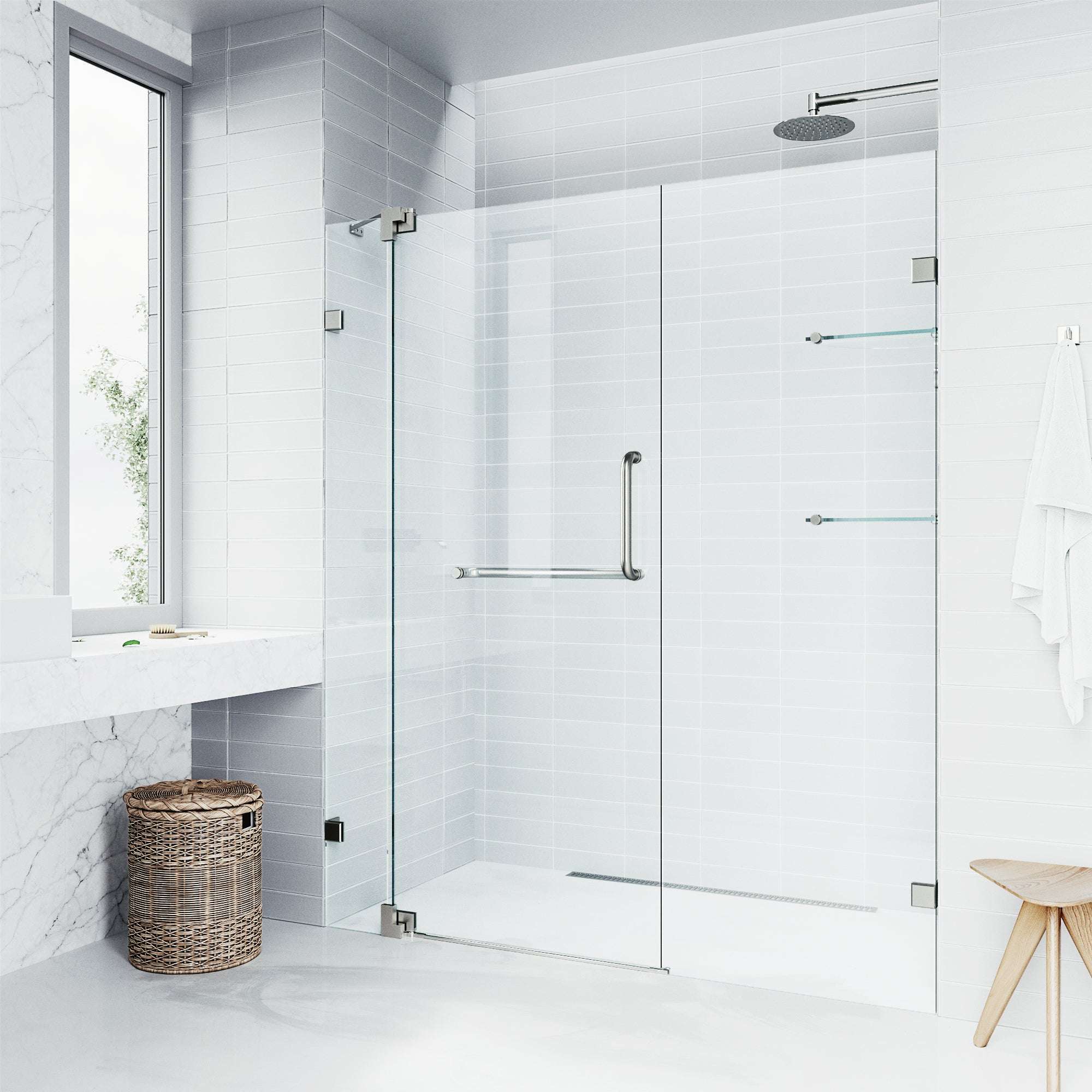 Pirouette Frameless Pivot Shower Door - Image 41