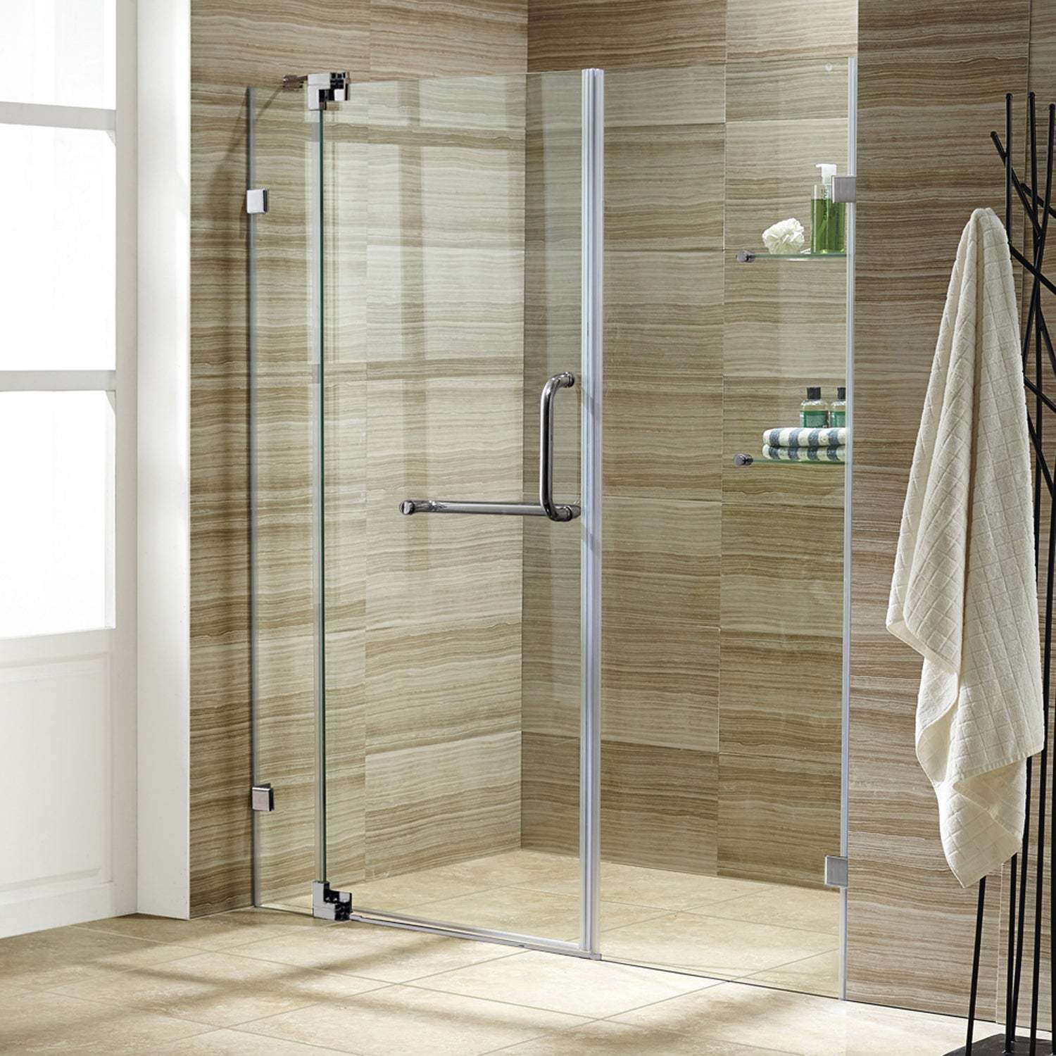 Pirouette Frameless Pivot Shower Door - Image 60