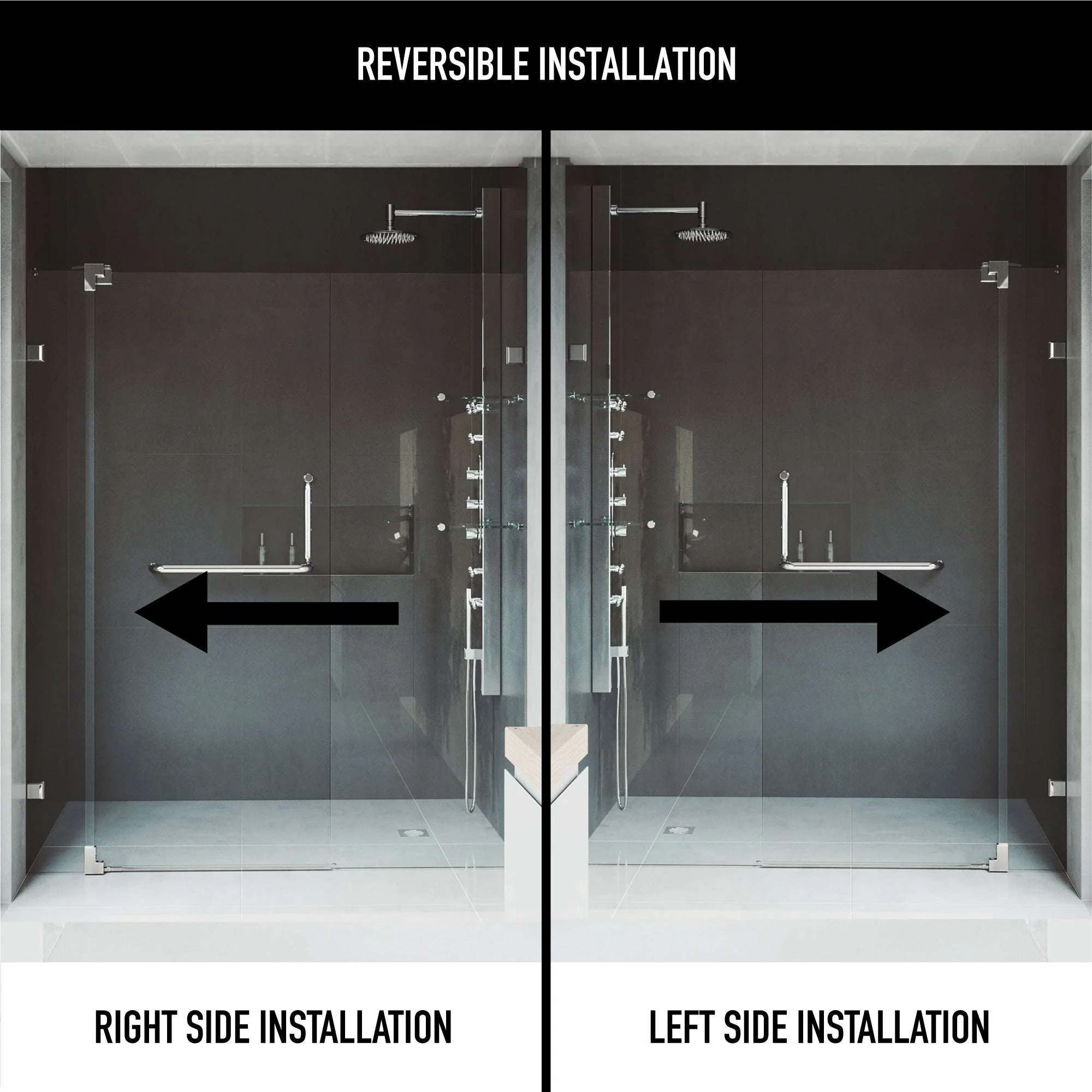 Pirouette Frameless Pivot Shower Door - Image 69