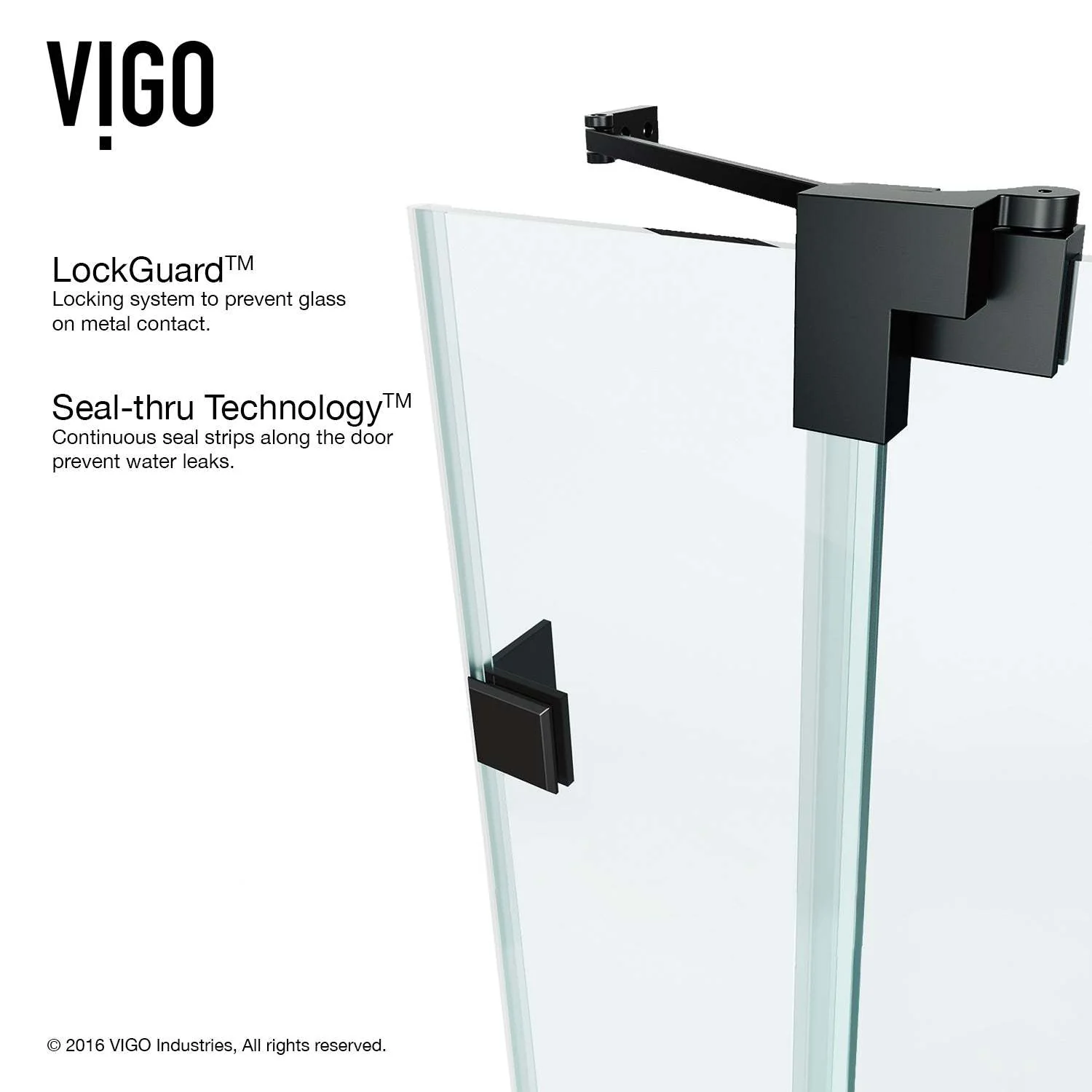 Pirouette Frameless Pivot Shower Door - Image 8