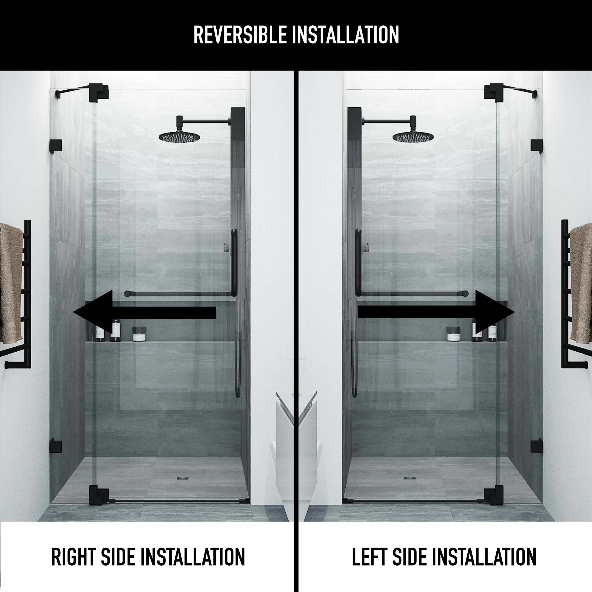 Pirouette Frameless Pivot Shower Door - Image 82