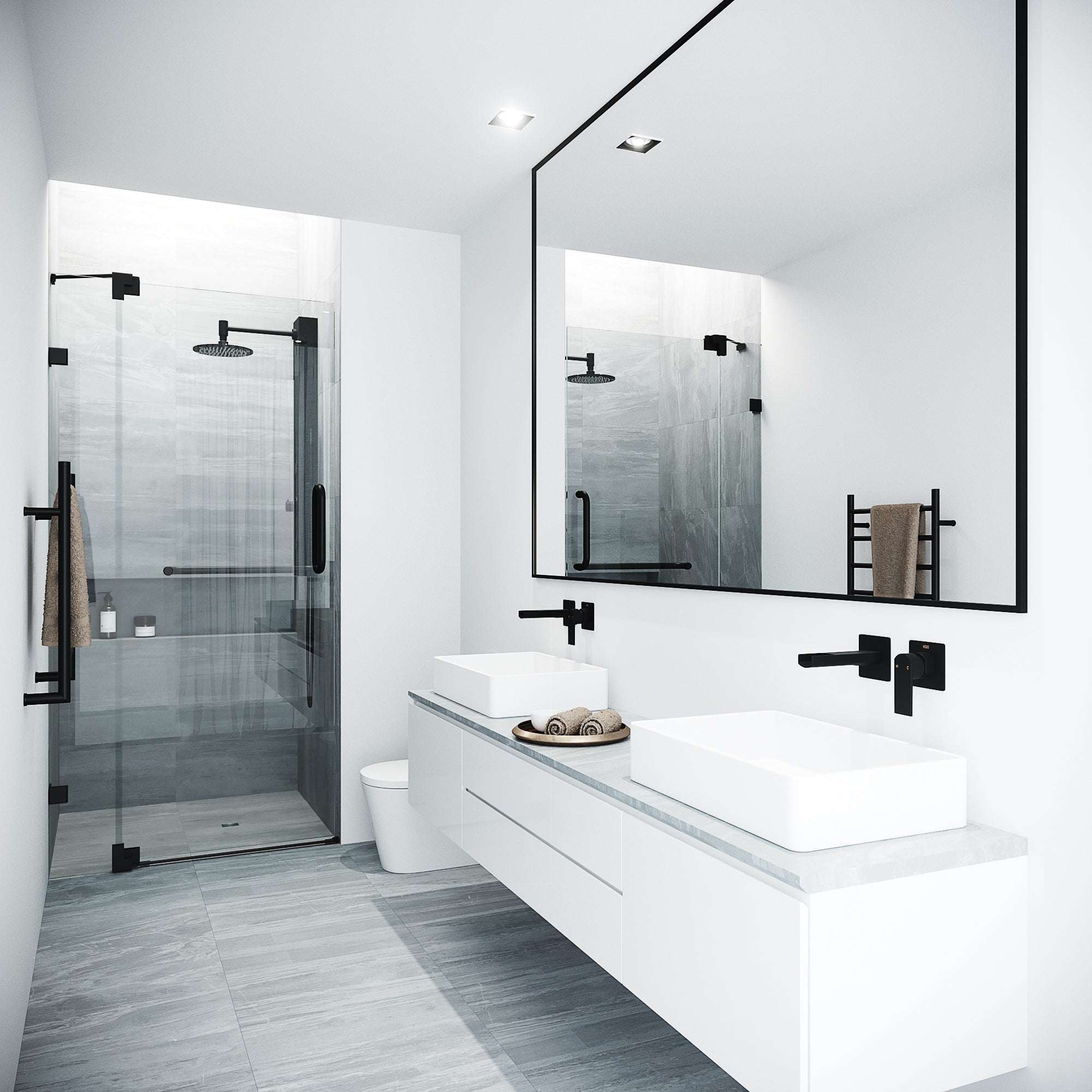Pirouette Frameless Pivot Shower Door - Image 84