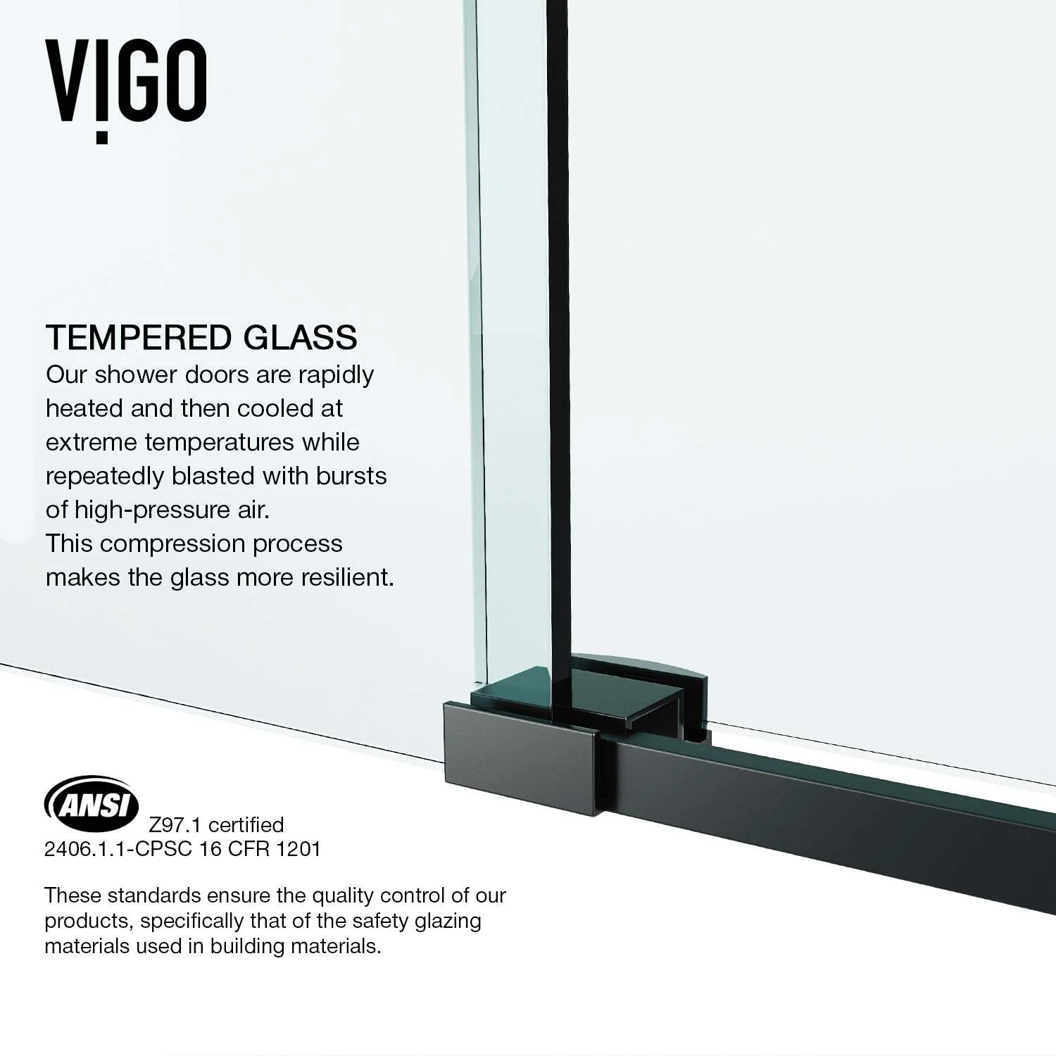 Luca Frameless Sliding Tub Door 56β60 in. - Image 20
