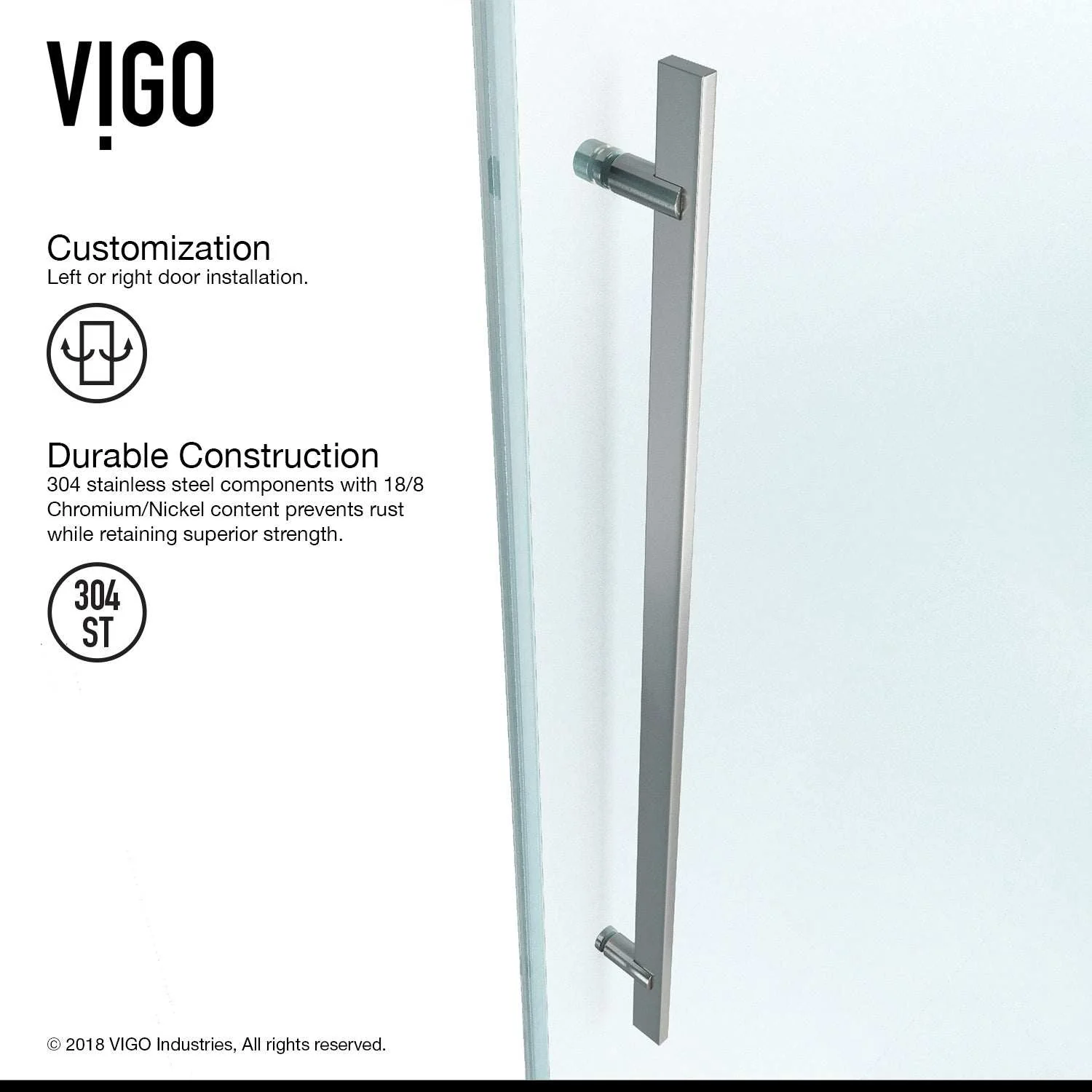 Luca Frameless Sliding Tub Door 56β60 in. - Image 38