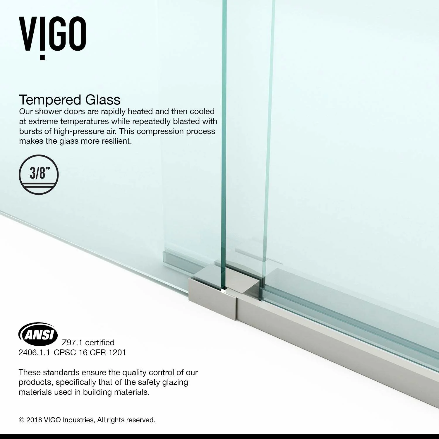 Luca Frameless Sliding Tub Door 56β60 in. - Image 39