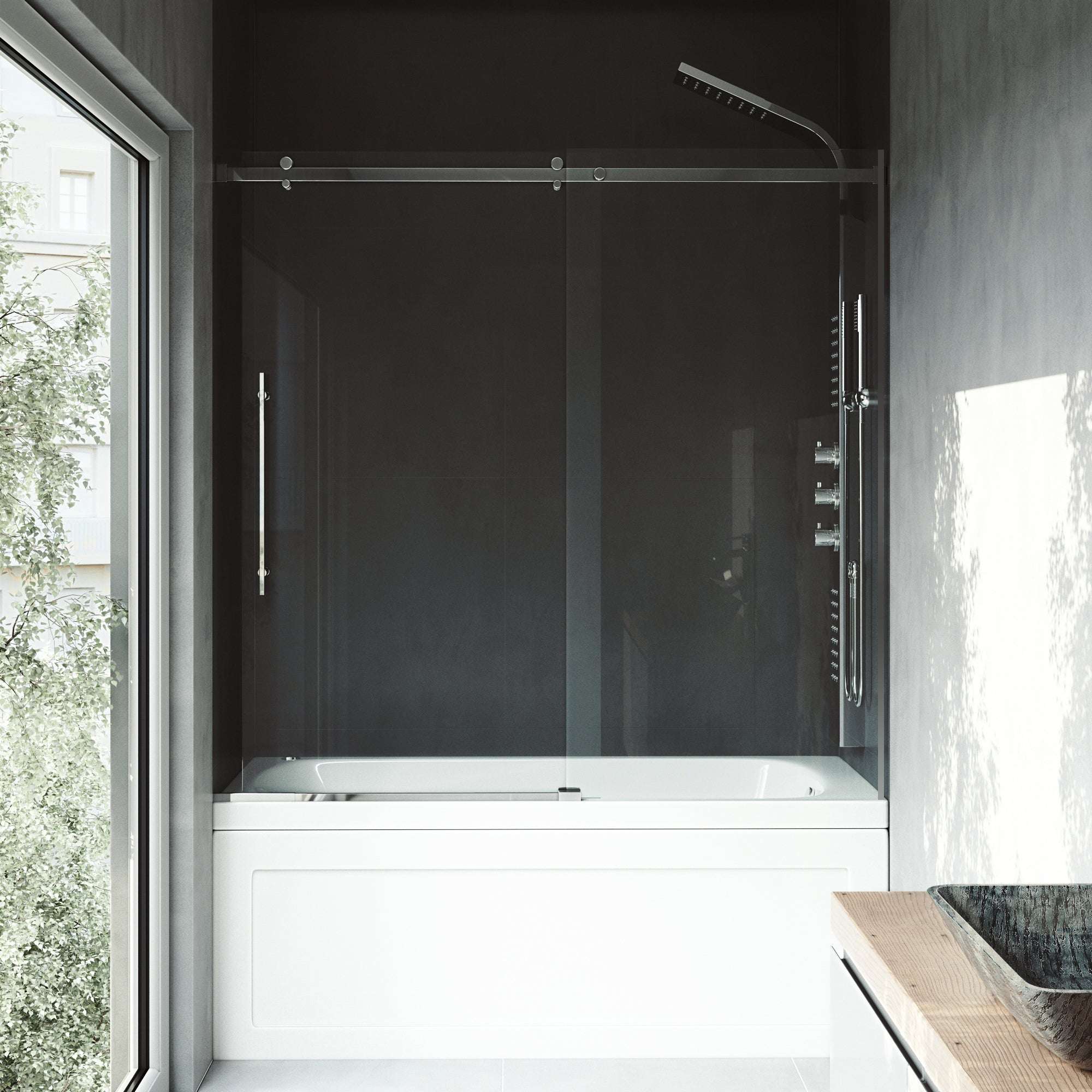 Luca Frameless Sliding Tub Door 56β60 in. - Image 6