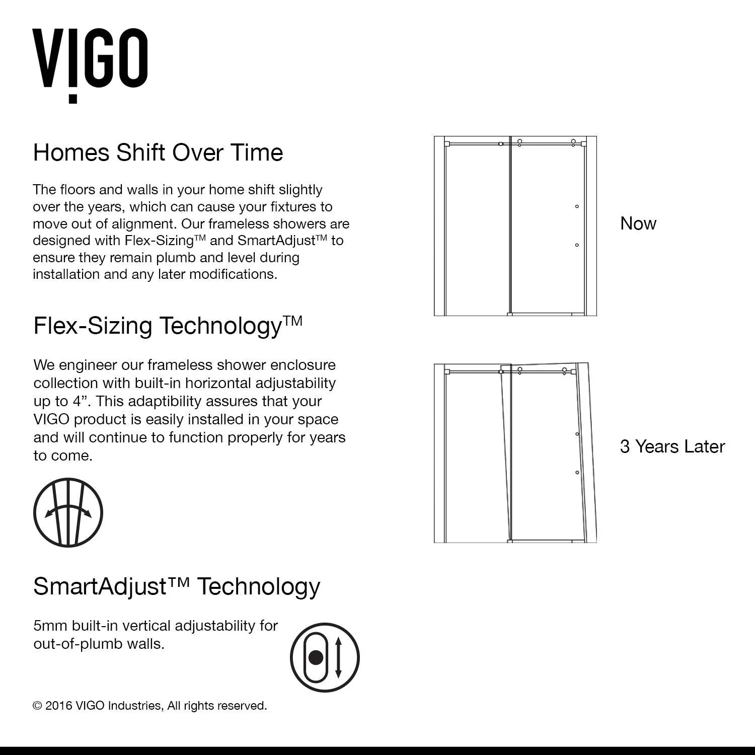 Luca Frameless Sliding Shower Door - Image 12