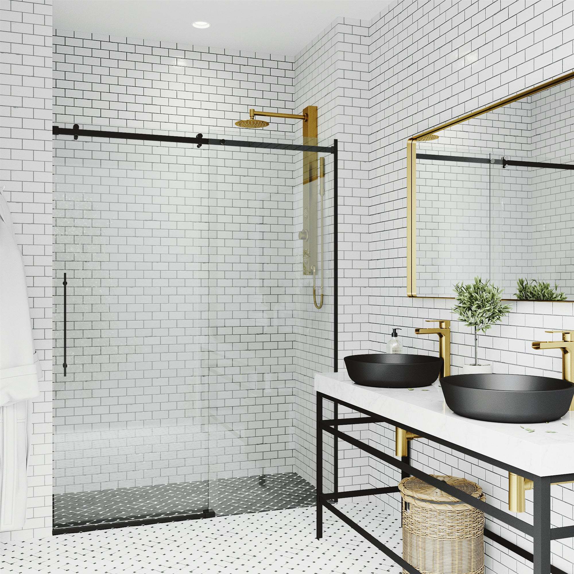 Luca Frameless Sliding Shower Door - Image 17