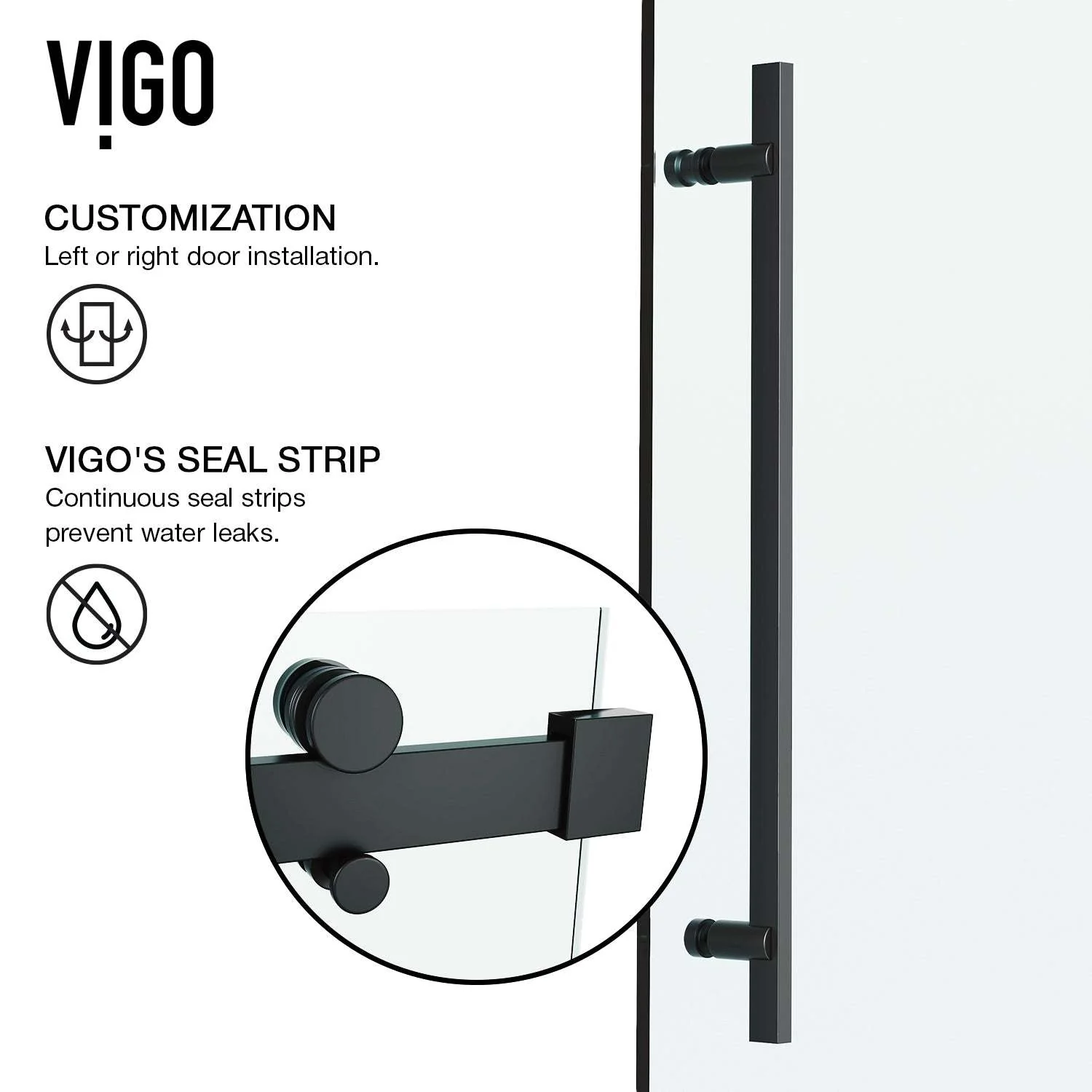 Luca Frameless Sliding Shower Door - Image 18