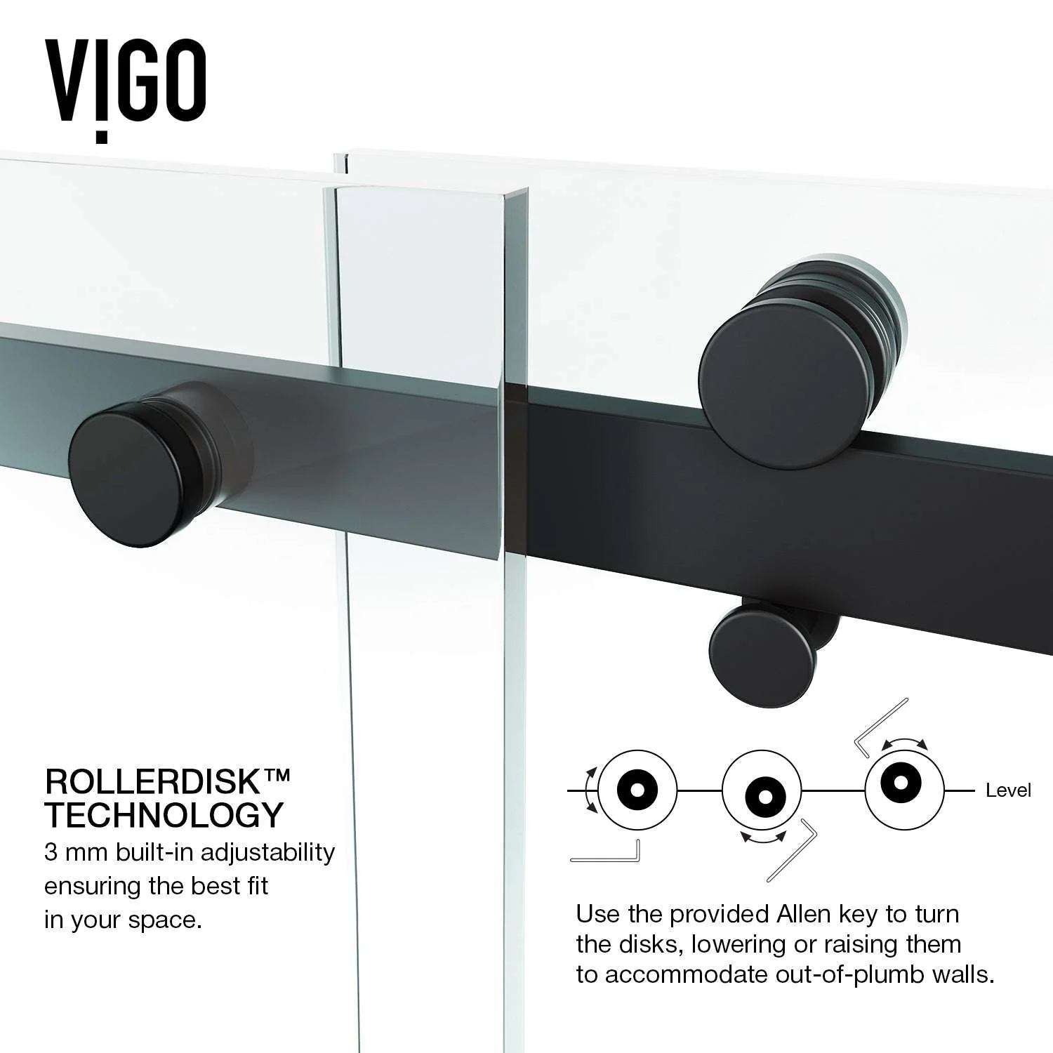 Luca Frameless Sliding Shower Door - Image 19