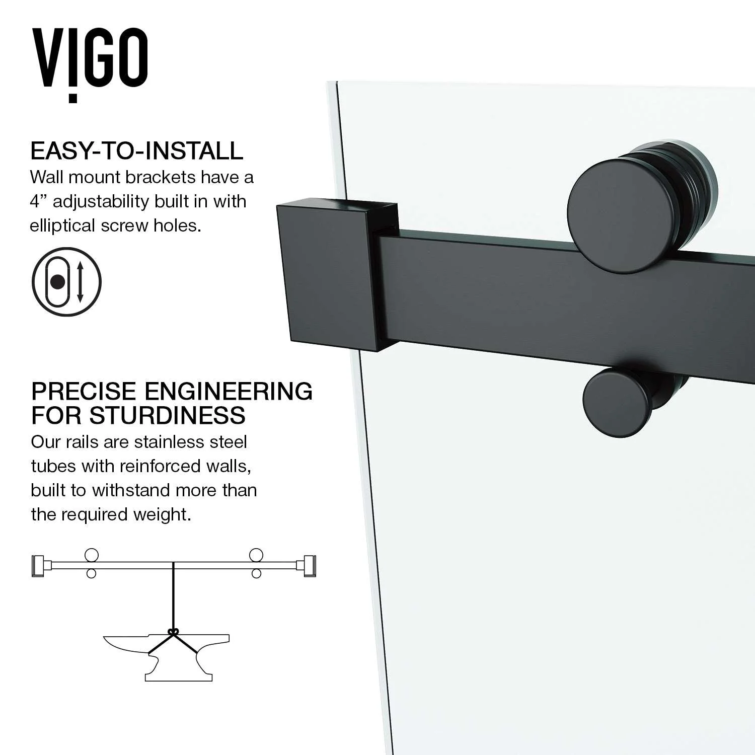 Luca Frameless Sliding Shower Door - Image 20
