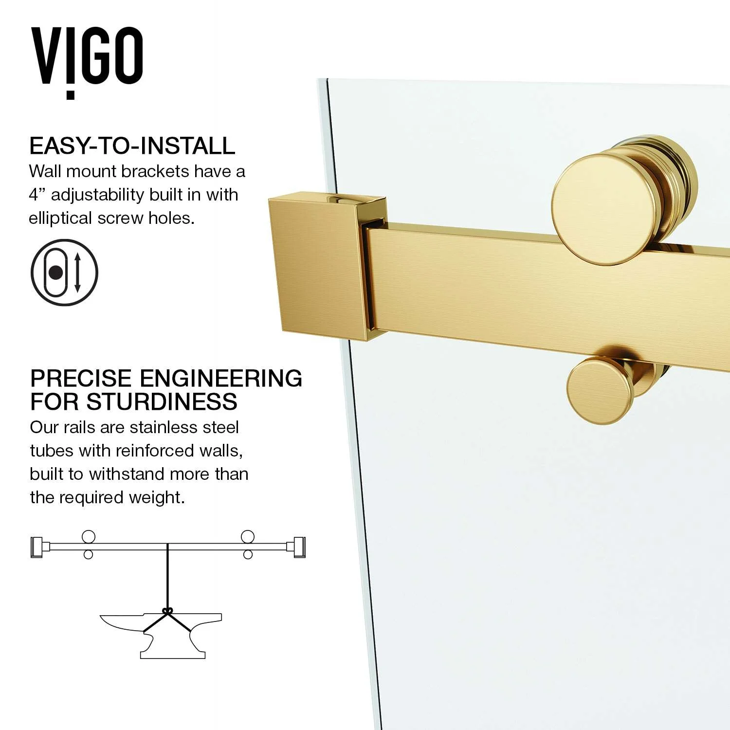 Luca Frameless Sliding Shower Door - Image 29