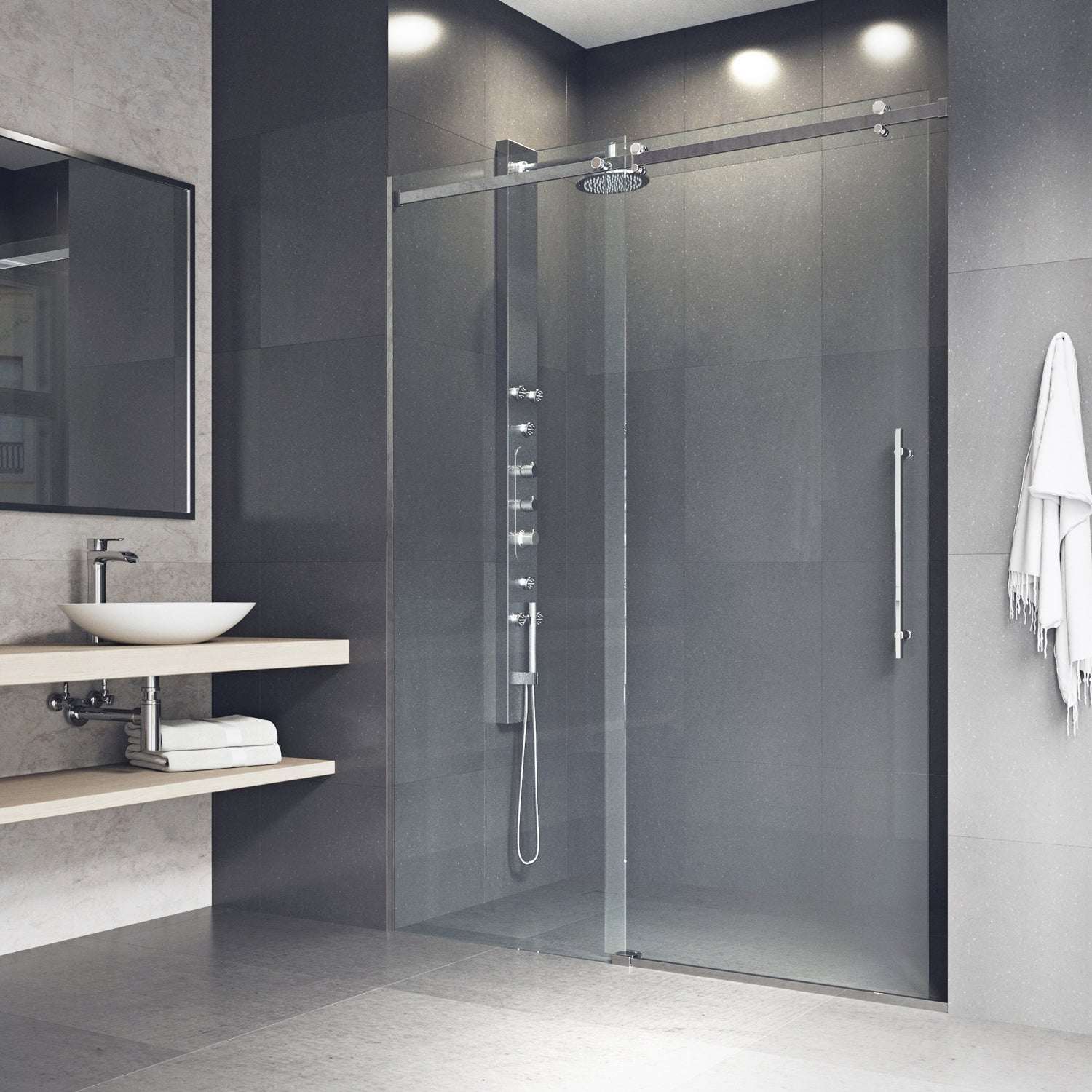 Luca Frameless Sliding Shower Door - Image 39