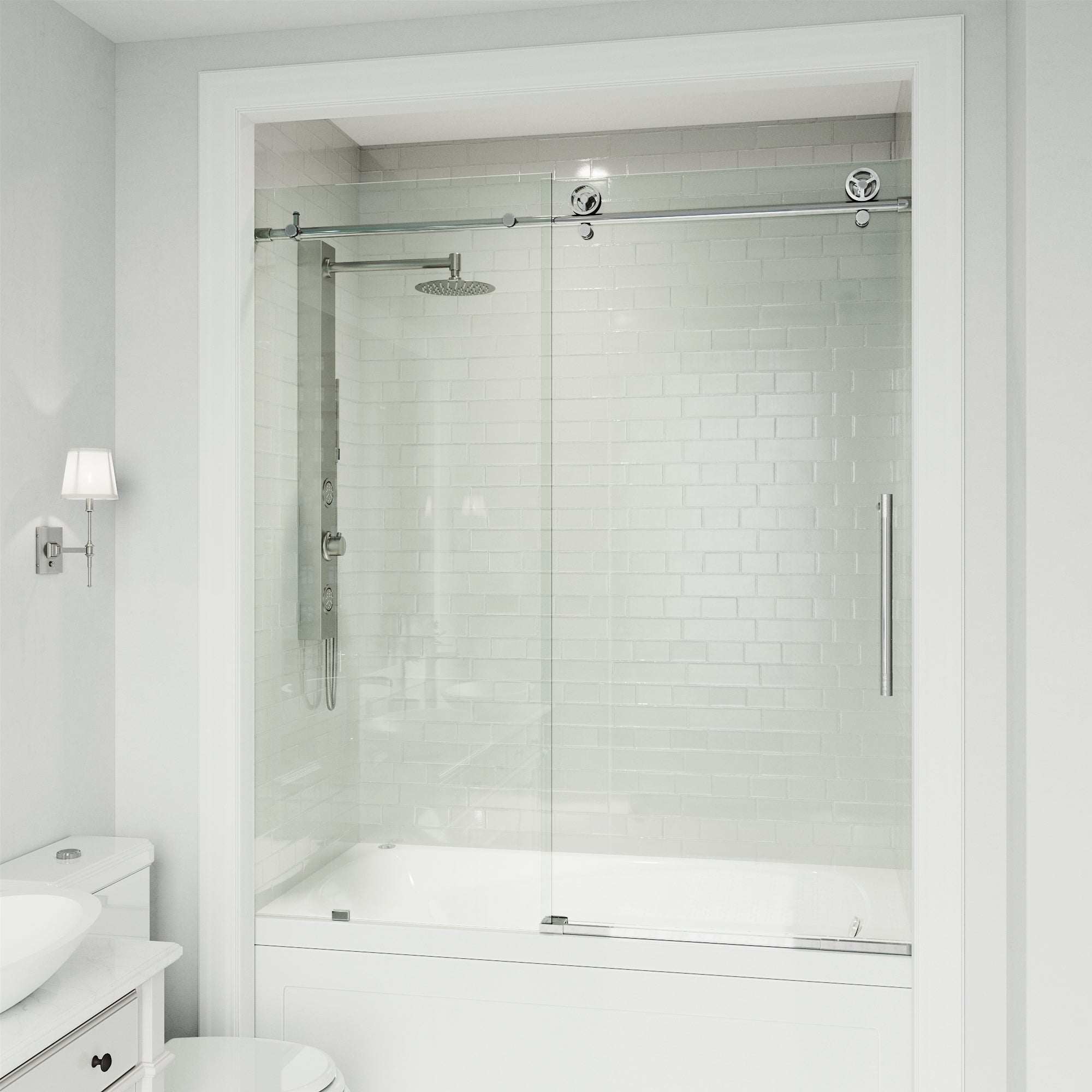 Elan Cass Frameless Sliding Tub Door 56–60 in. - Image 12