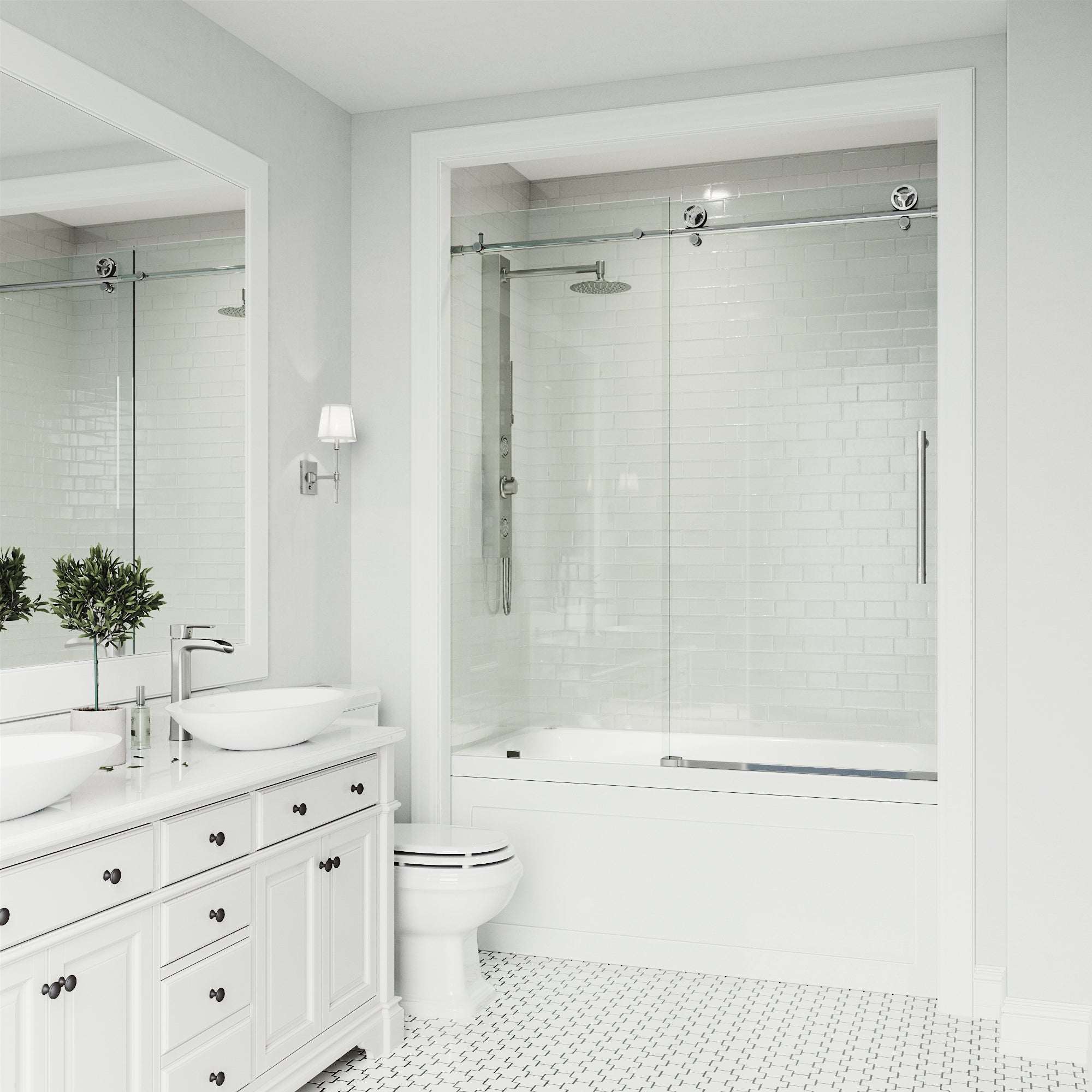 Elan Cass Frameless Sliding Tub Door 56–60 in. - Image 13