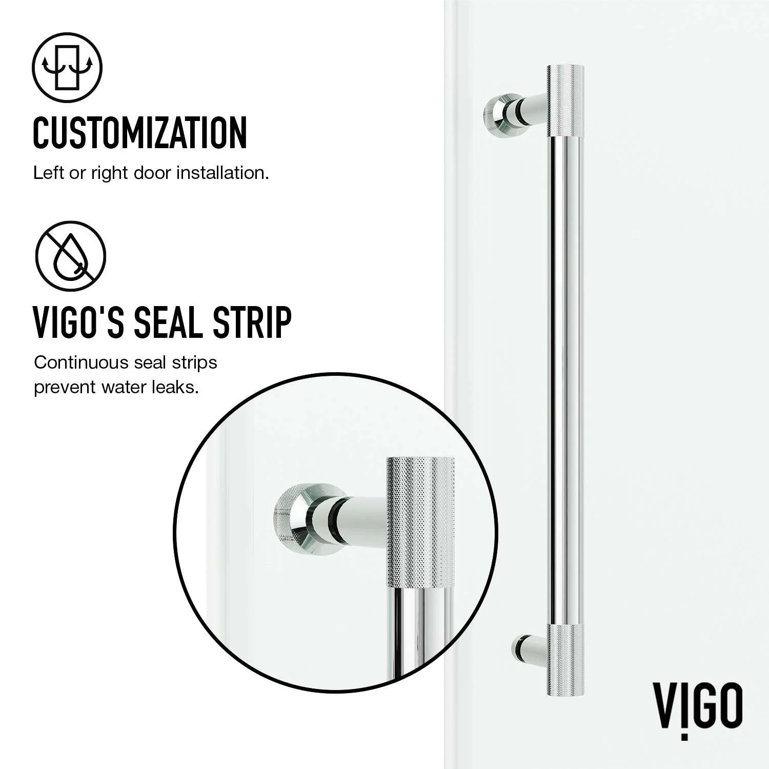 Elan Cass Frameless Sliding Tub Door 56–60 in. - Image 14