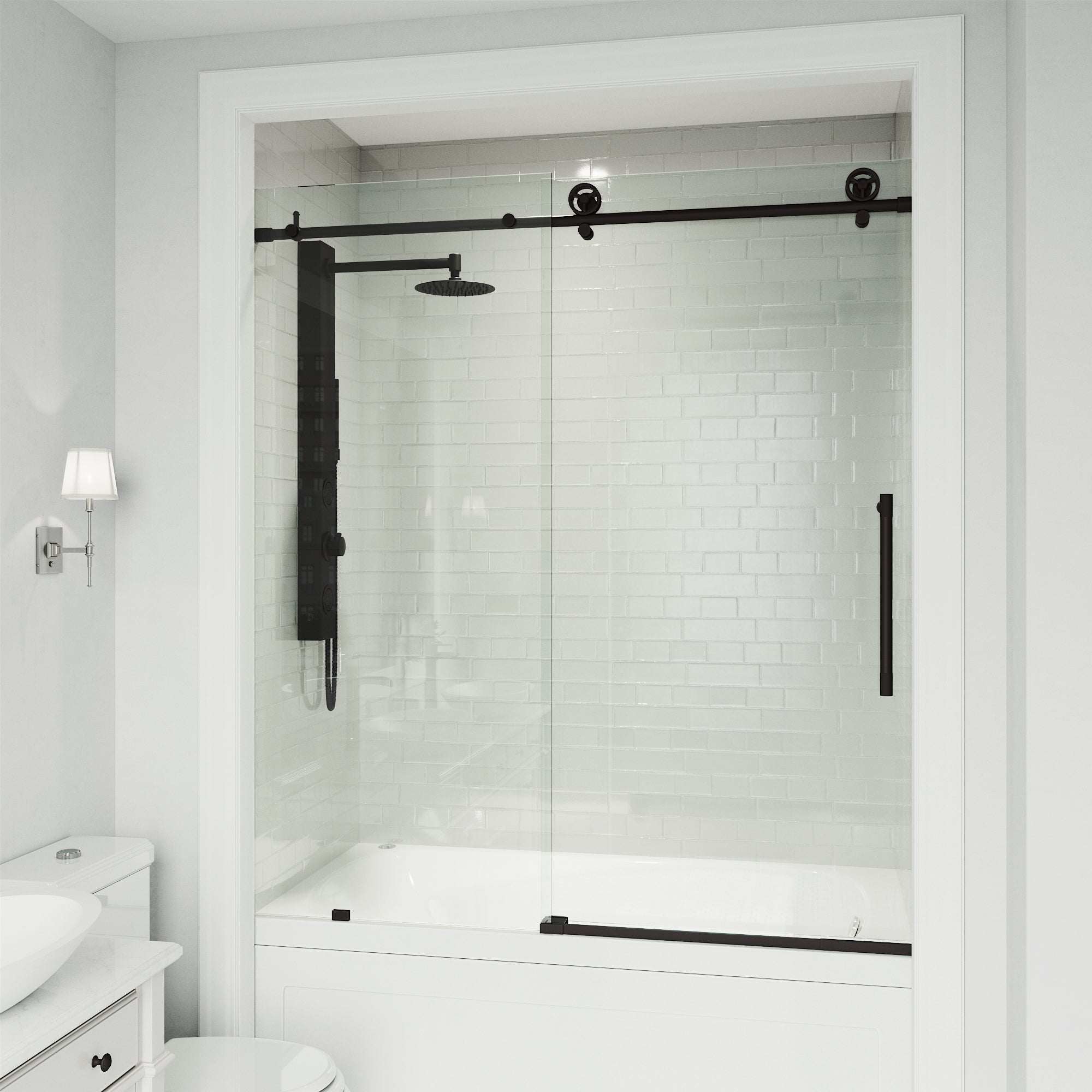 Elan Cass Frameless Sliding Tub Door 56–60 in. - Image 24
