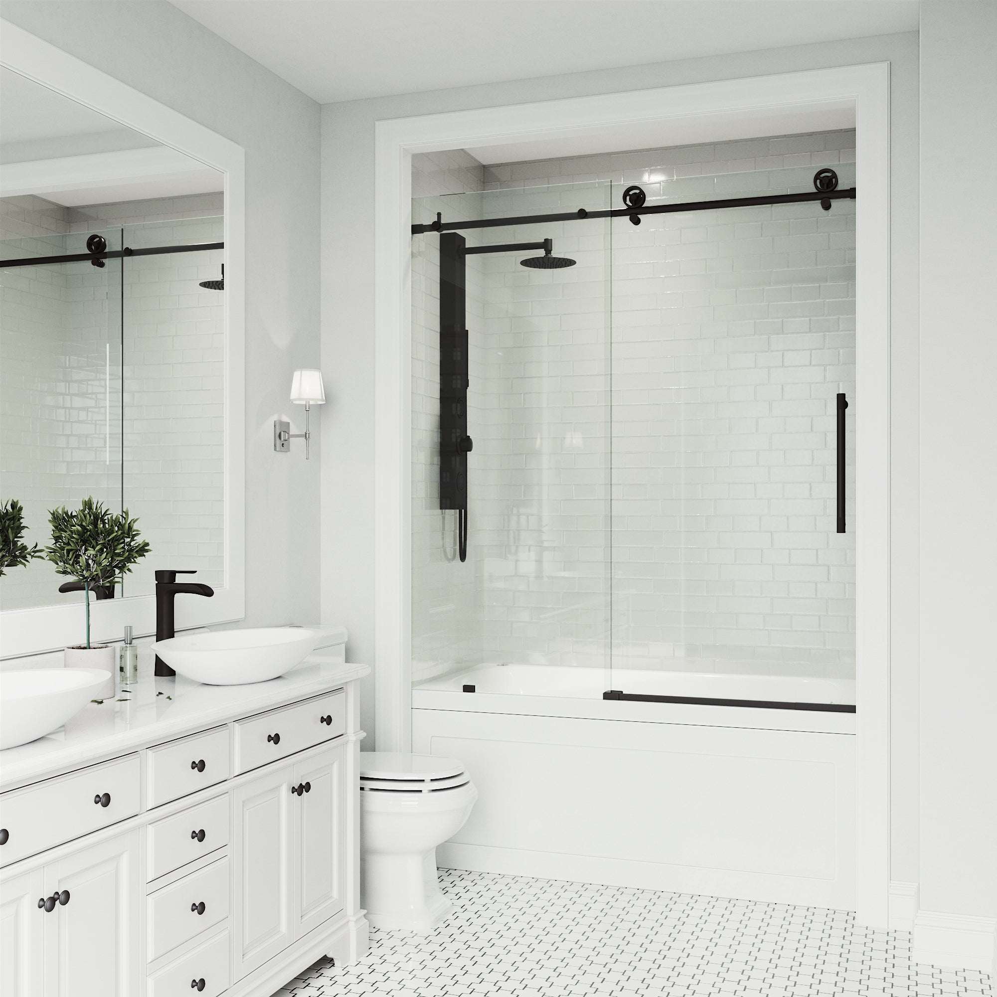 Elan Cass Frameless Sliding Tub Door 56–60 in. - Image 25