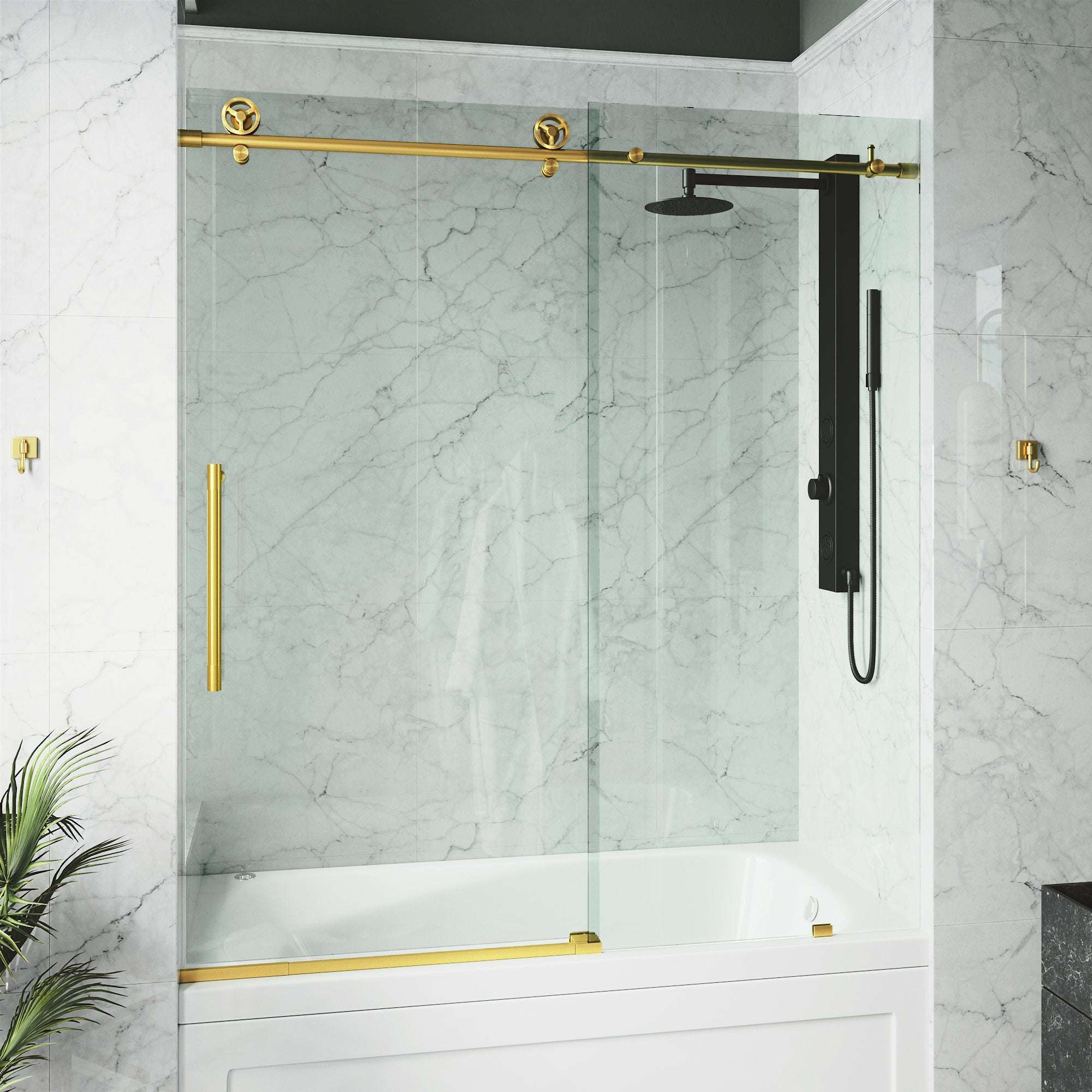 Elan Cass Frameless Sliding Tub Door 56–60 in. - Image 34