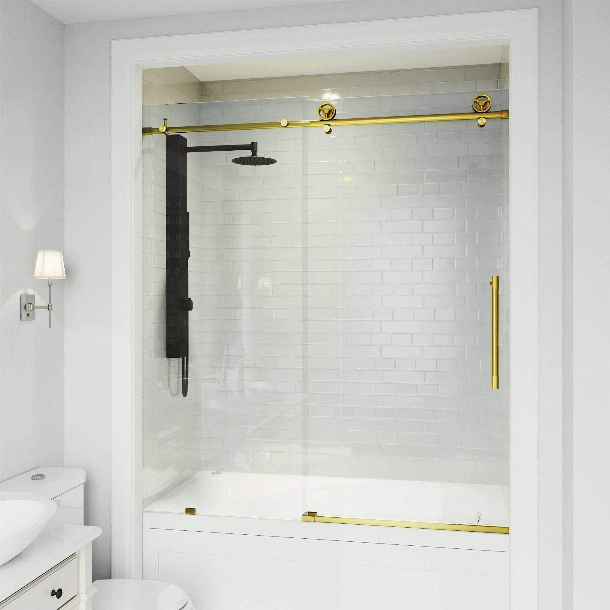 Elan Cass Frameless Sliding Tub Door 56–60 in. - Image 36