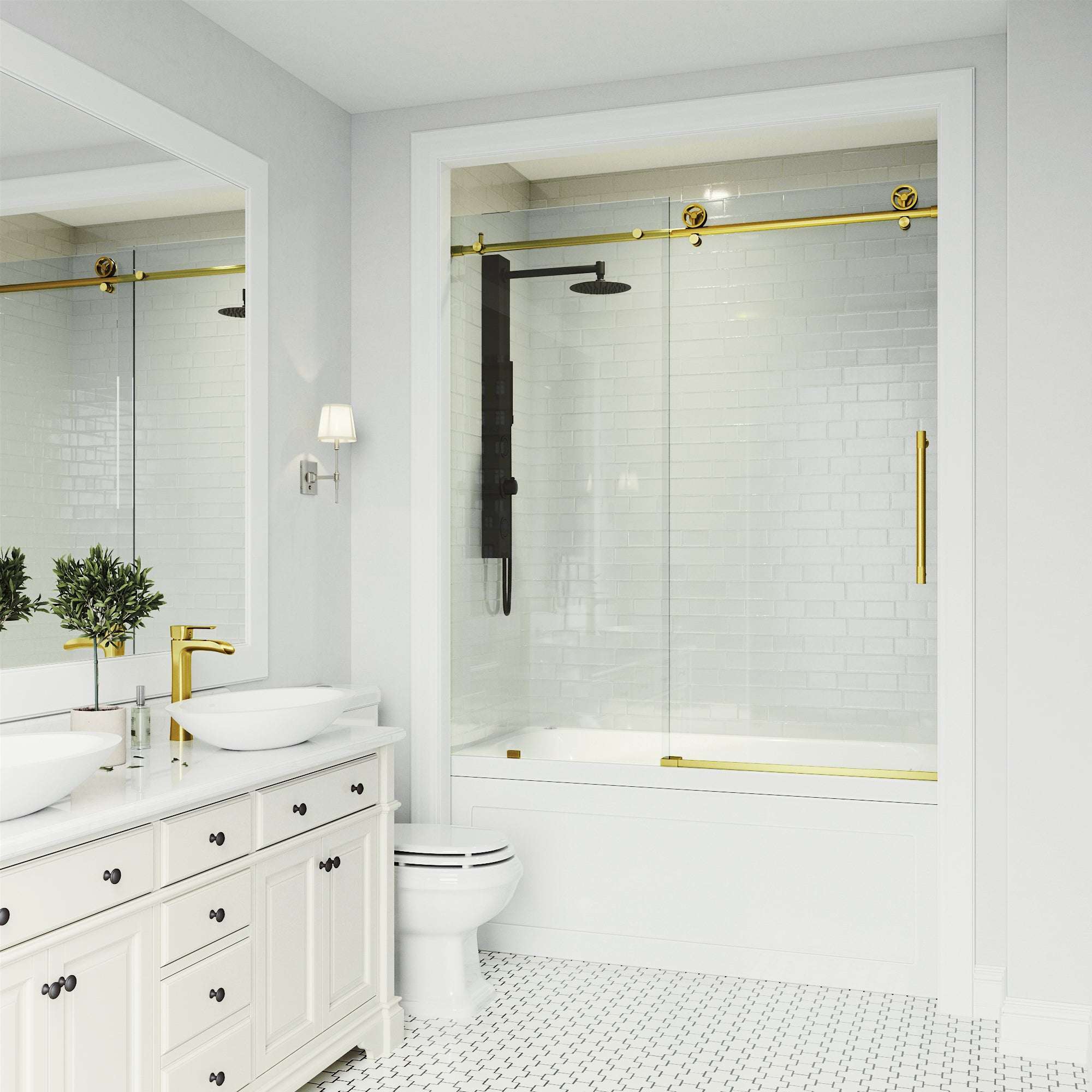 Elan Cass Frameless Sliding Tub Door 56–60 in. - Image 37