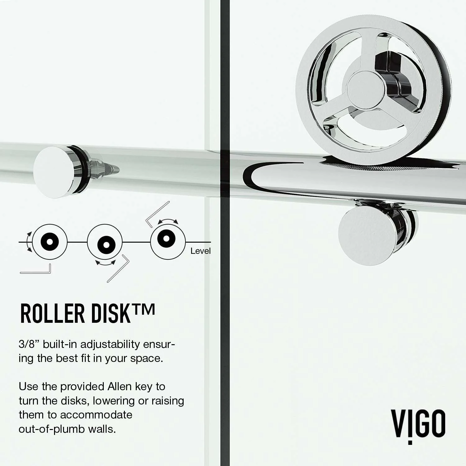 Elan Cass Frameless Sliding Tub Door 56–60 in. - Image 7