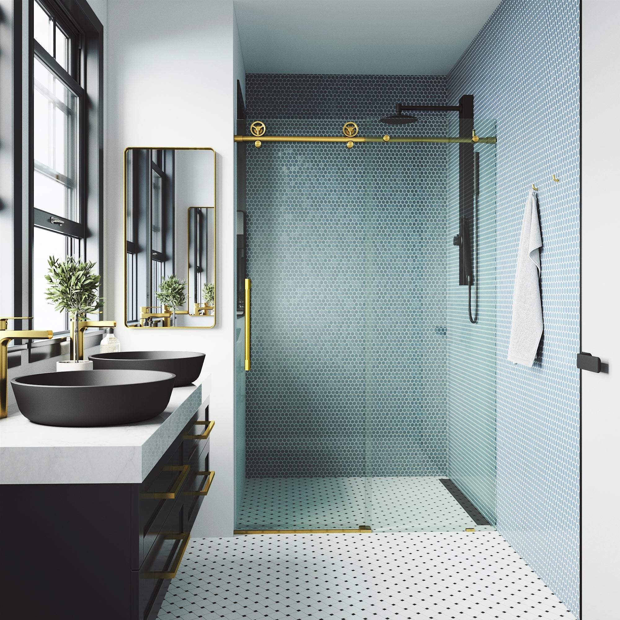 Cass Elan Frameless Sliding Shower Door - Image 105