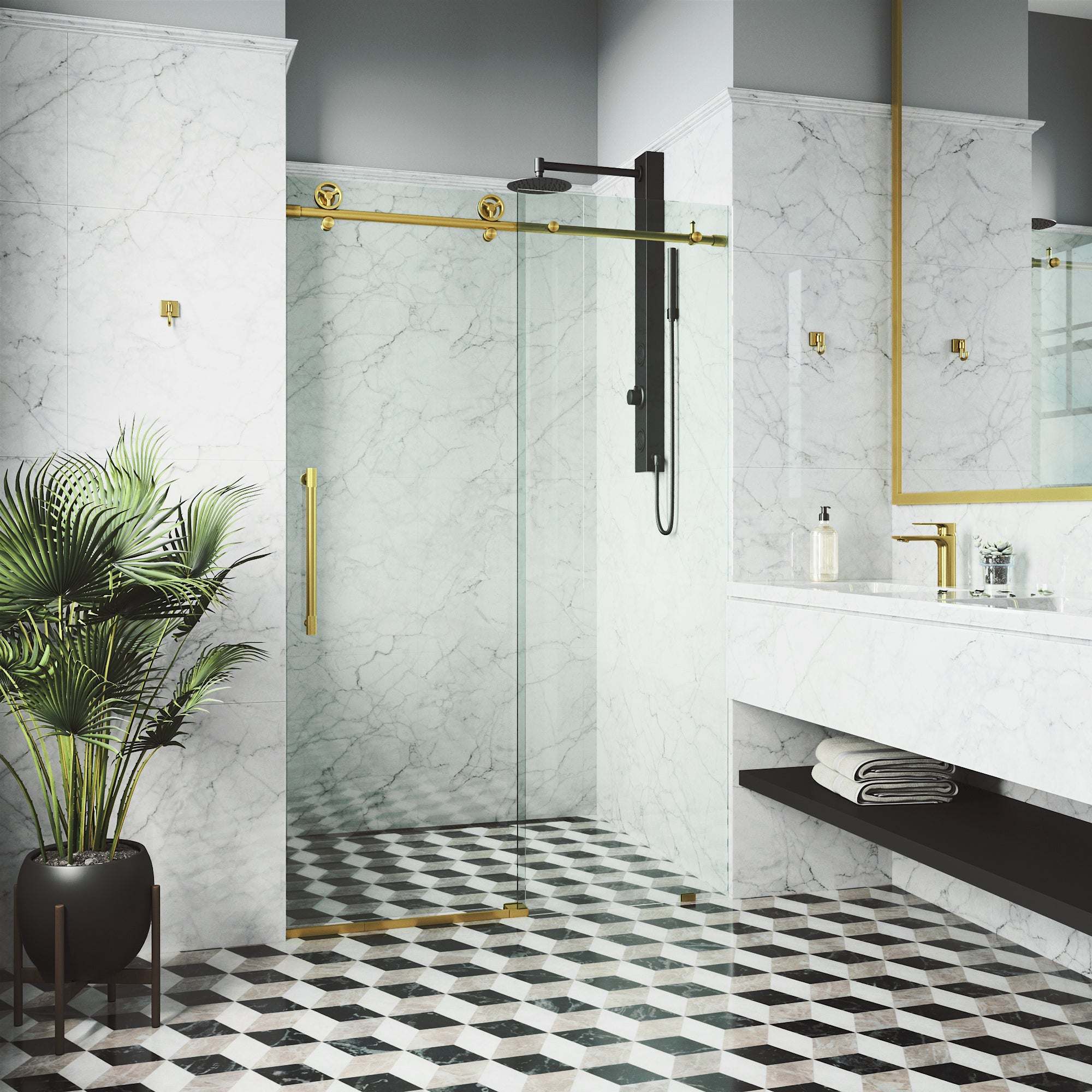 Cass Elan Frameless Sliding Shower Door - Image 122
