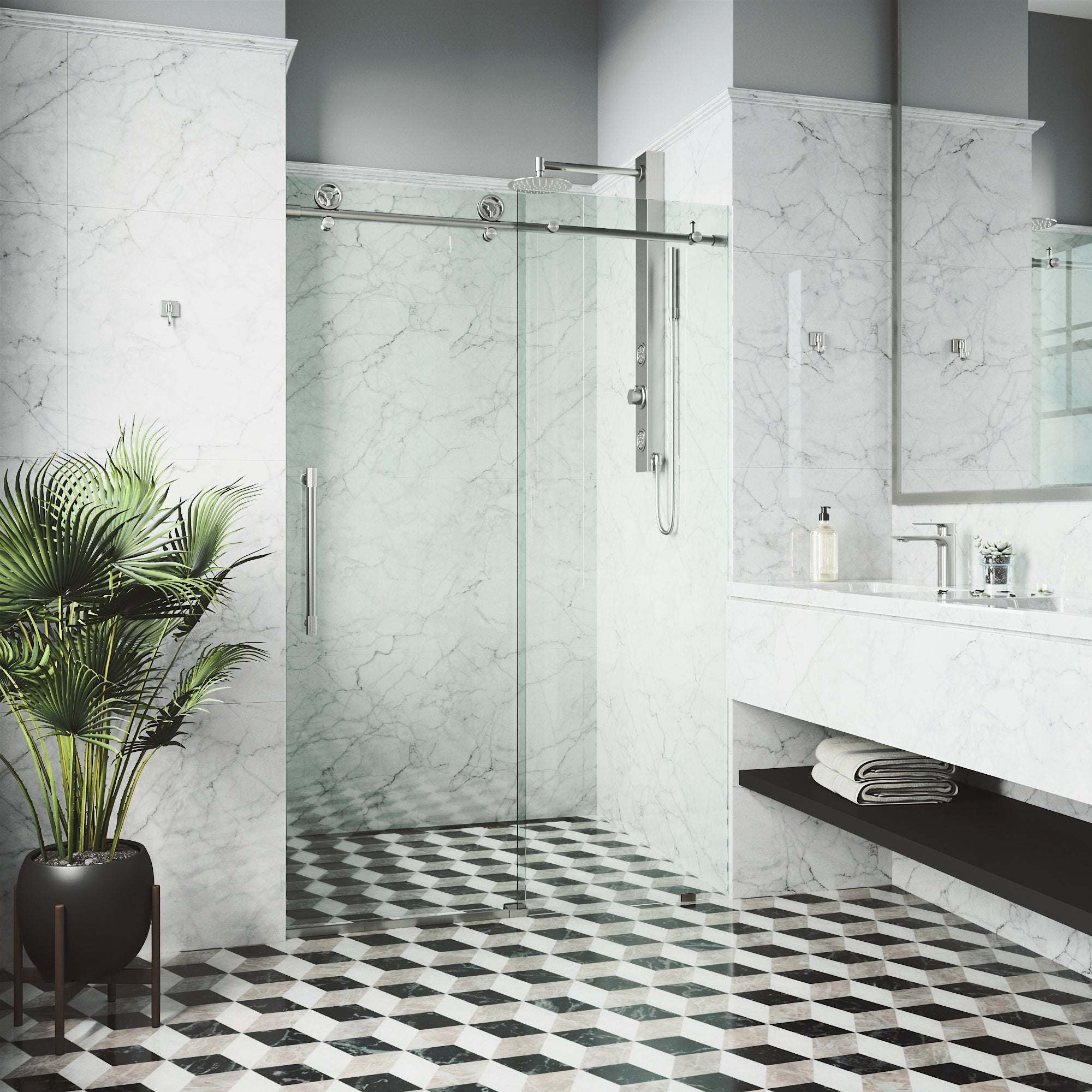 Cass Elan Frameless Sliding Shower Door - Image 243