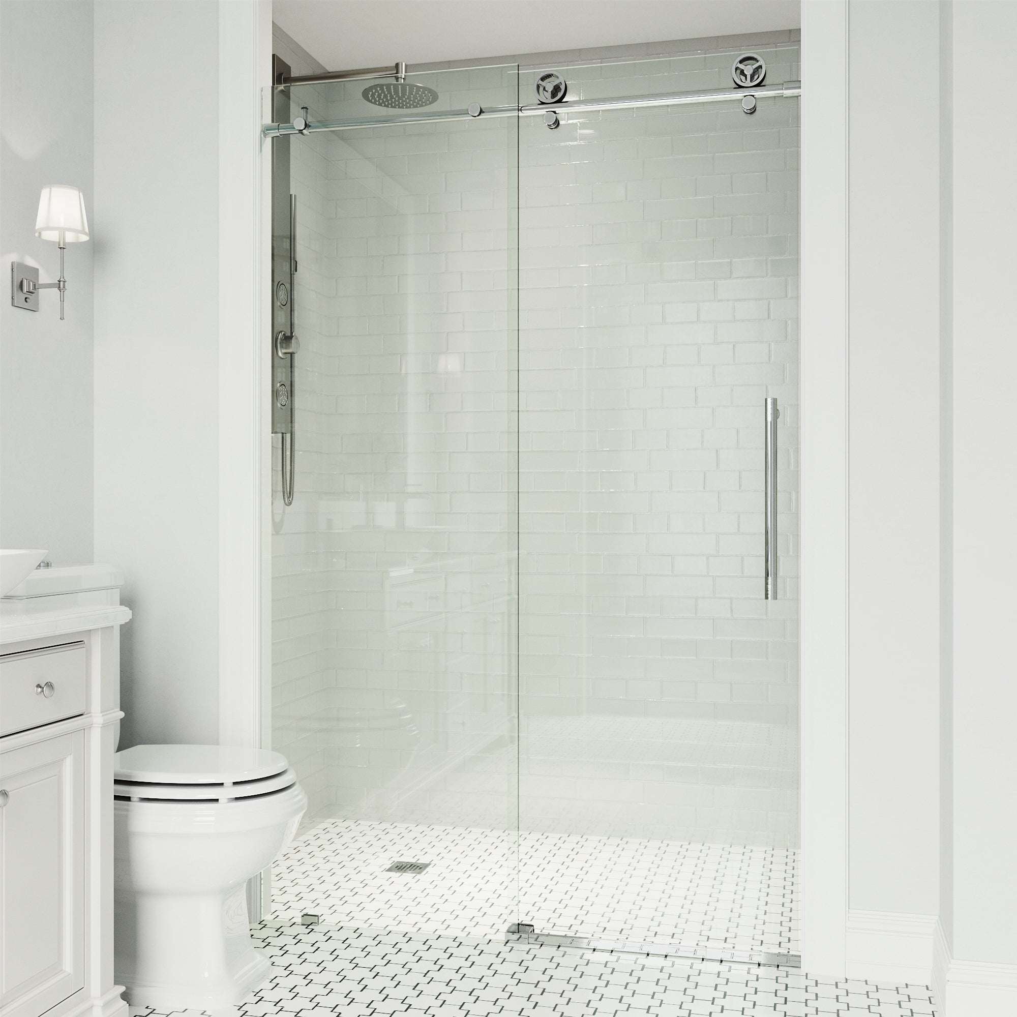 Cass Elan Frameless Sliding Shower Door - Image 38