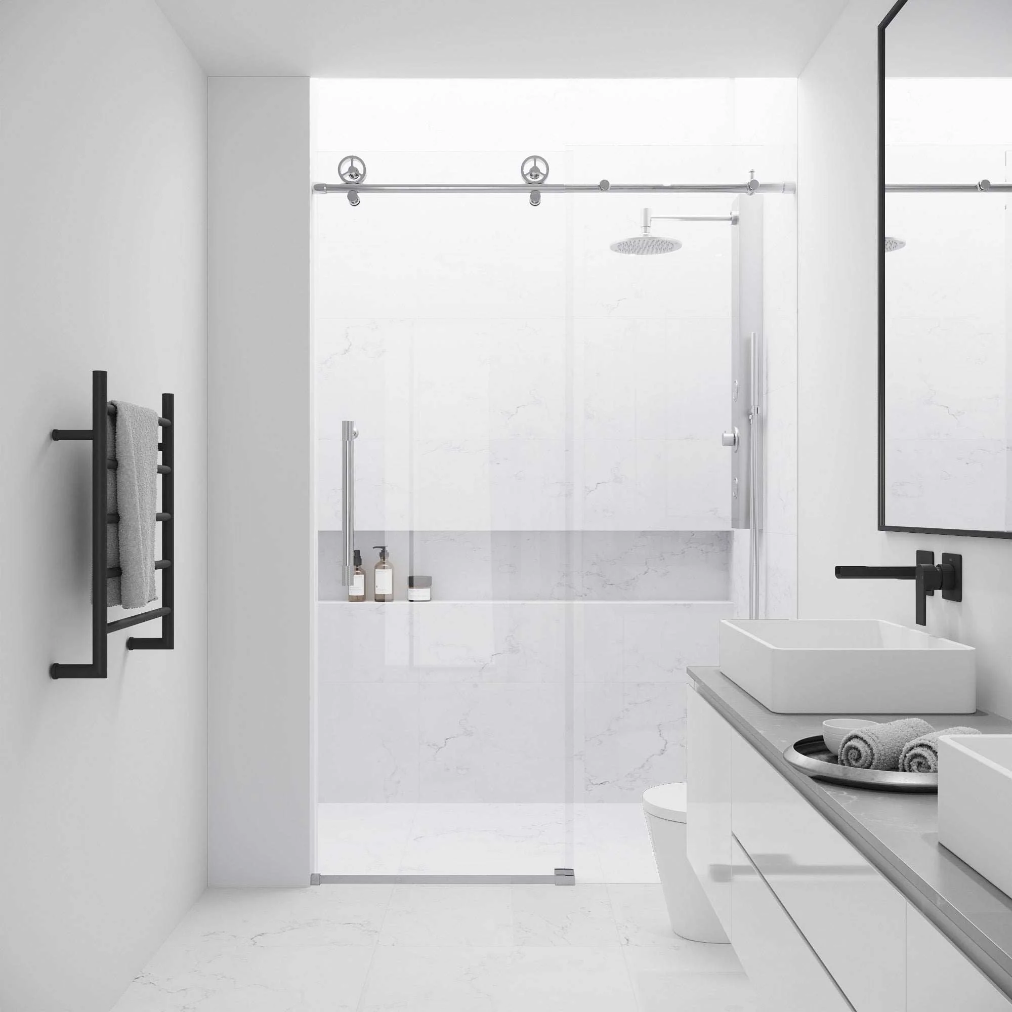 Cass Elan Frameless Sliding Shower Door - Image 50
