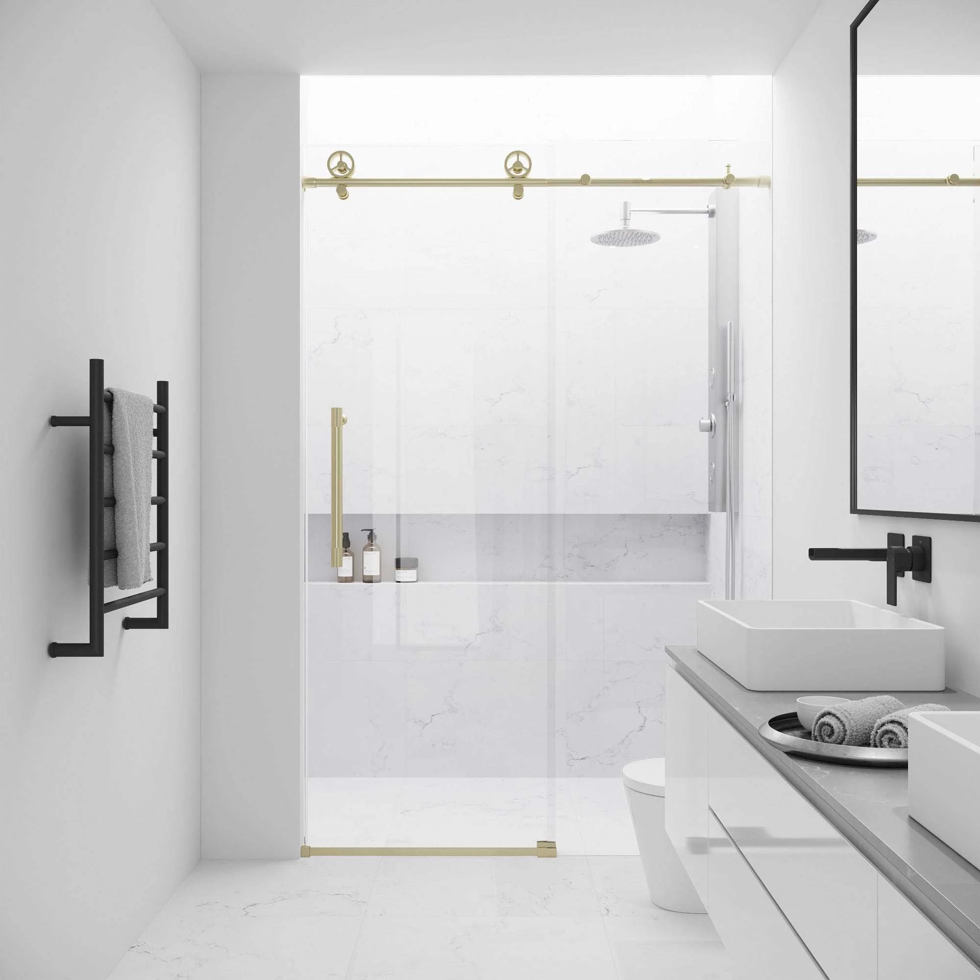 Cass Elan Frameless Sliding Shower Door - Image 60
