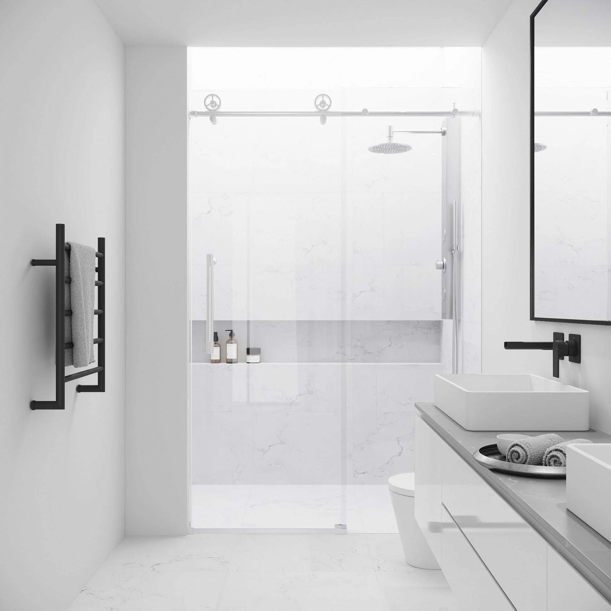 Cass Elan Frameless Sliding Shower Door - Image 61