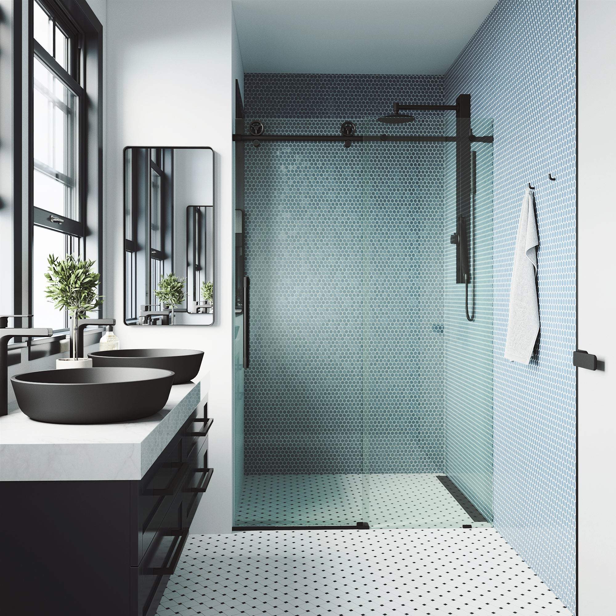 Cass Elan Frameless Sliding Shower Door - Image 79