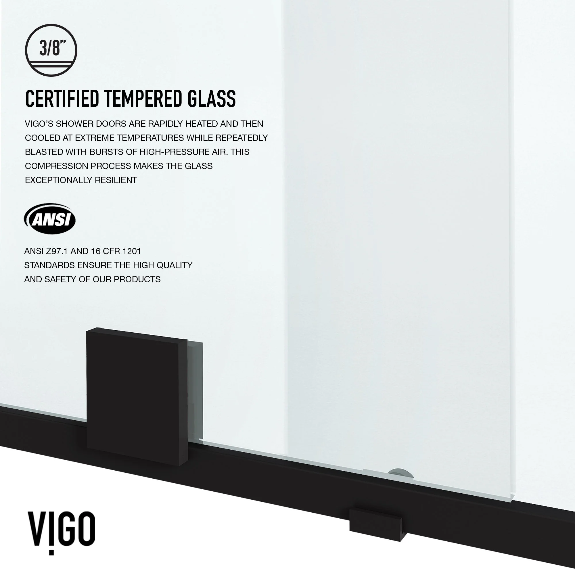 Ryland Frameless Sliding Shower Door - Image 10