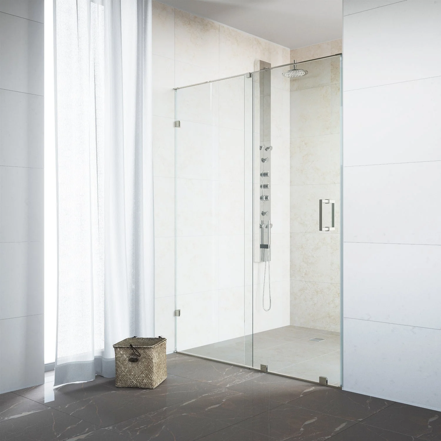Ryland Frameless Sliding Shower Door - Image 14